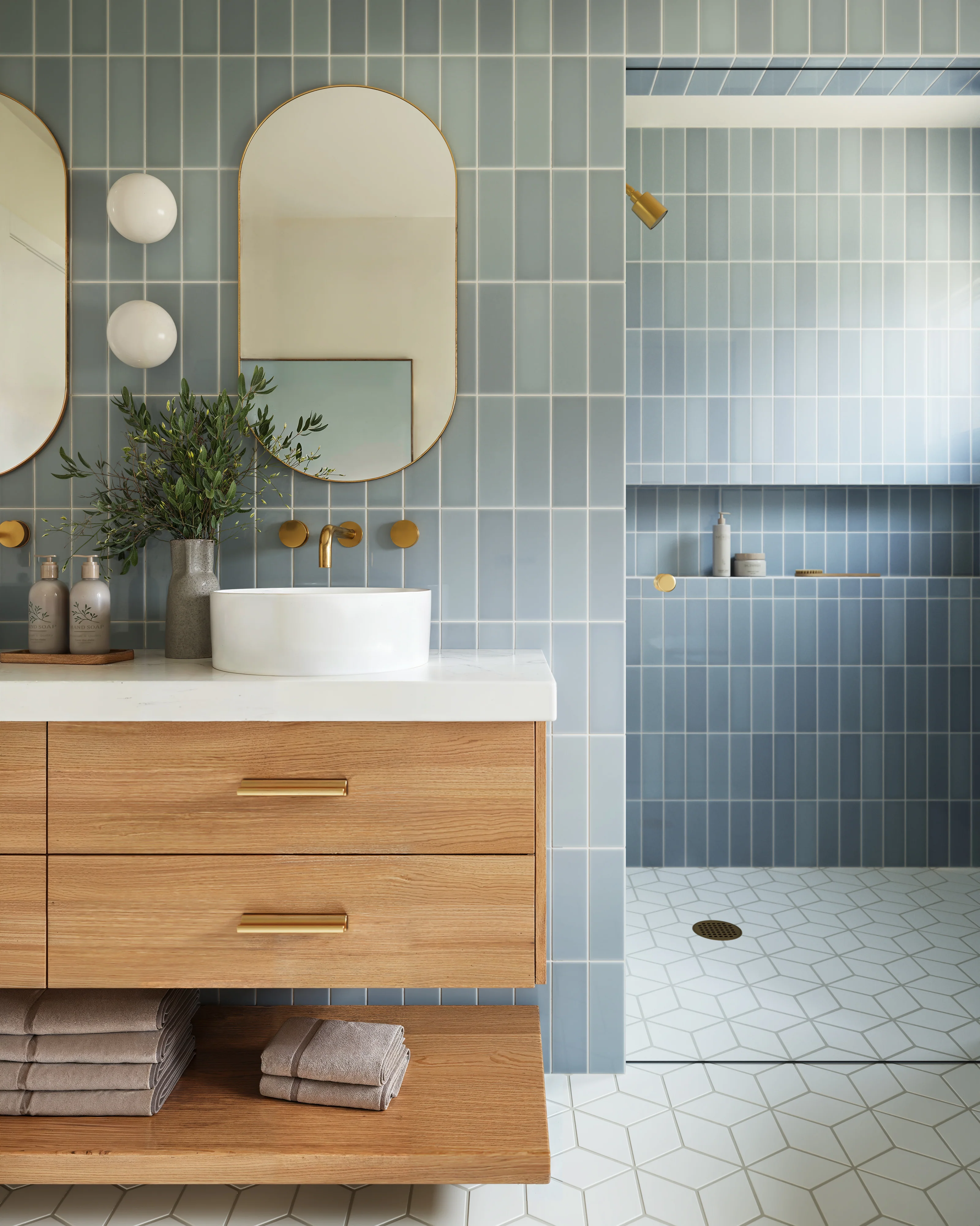 3x9 Natural Press Ceramic Tile in Hood River Gloss - Rockland Interiors Inc.