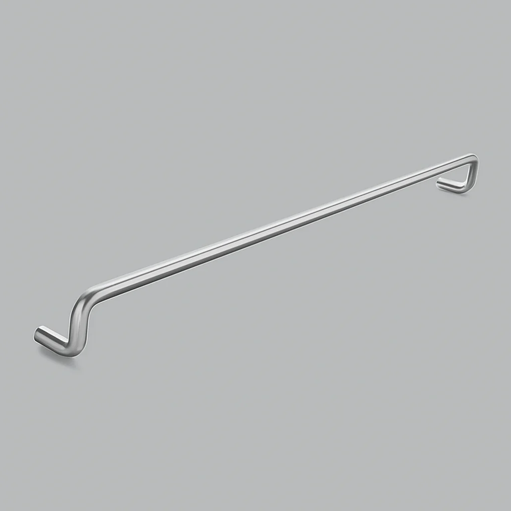 Knud Pull Cranked Cabinet & Appliance Handle - Rockland Interiors Inc.