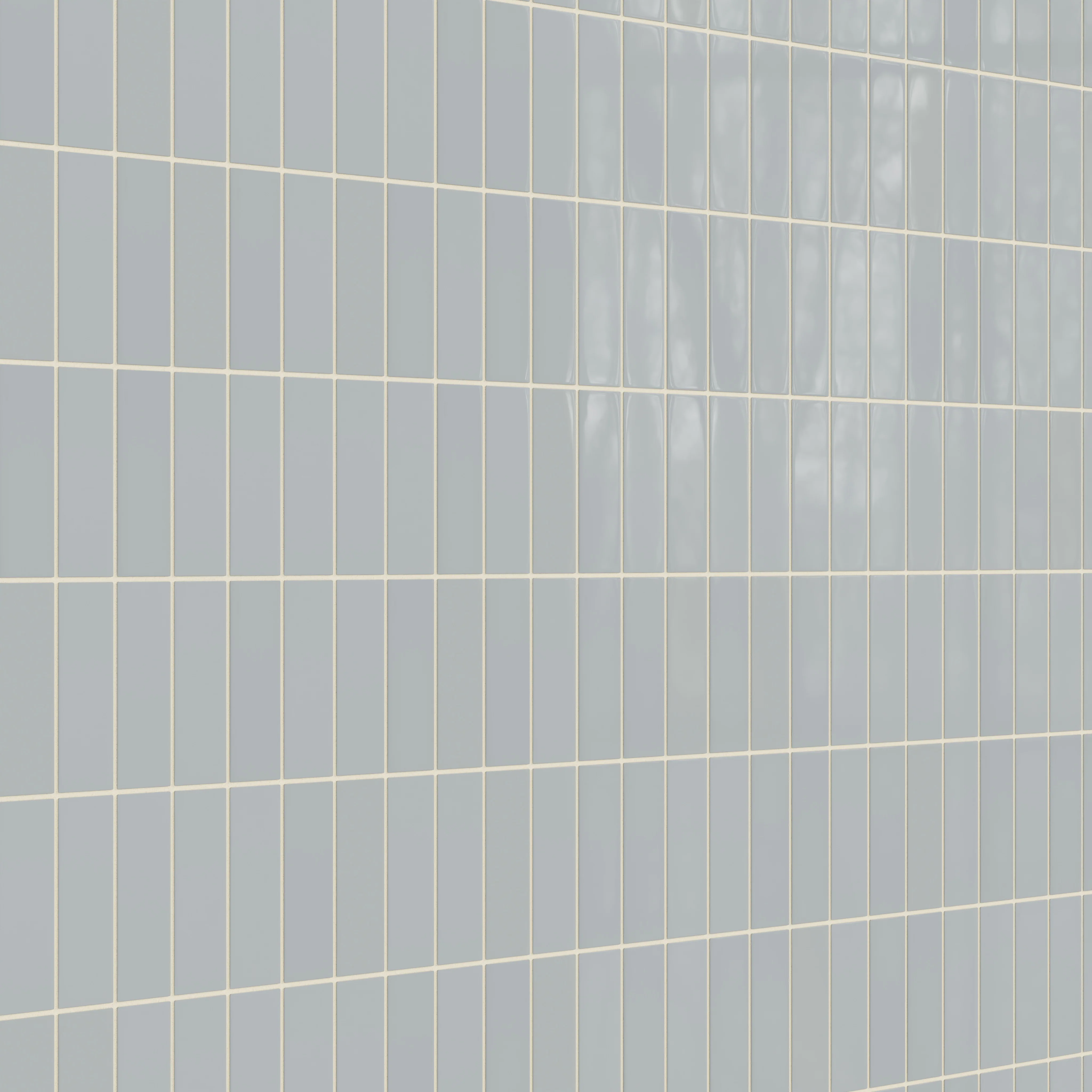 2x6 Natural Press Ceramic Tile in Alberta Blue Gloss - Rockland Interiors Inc.