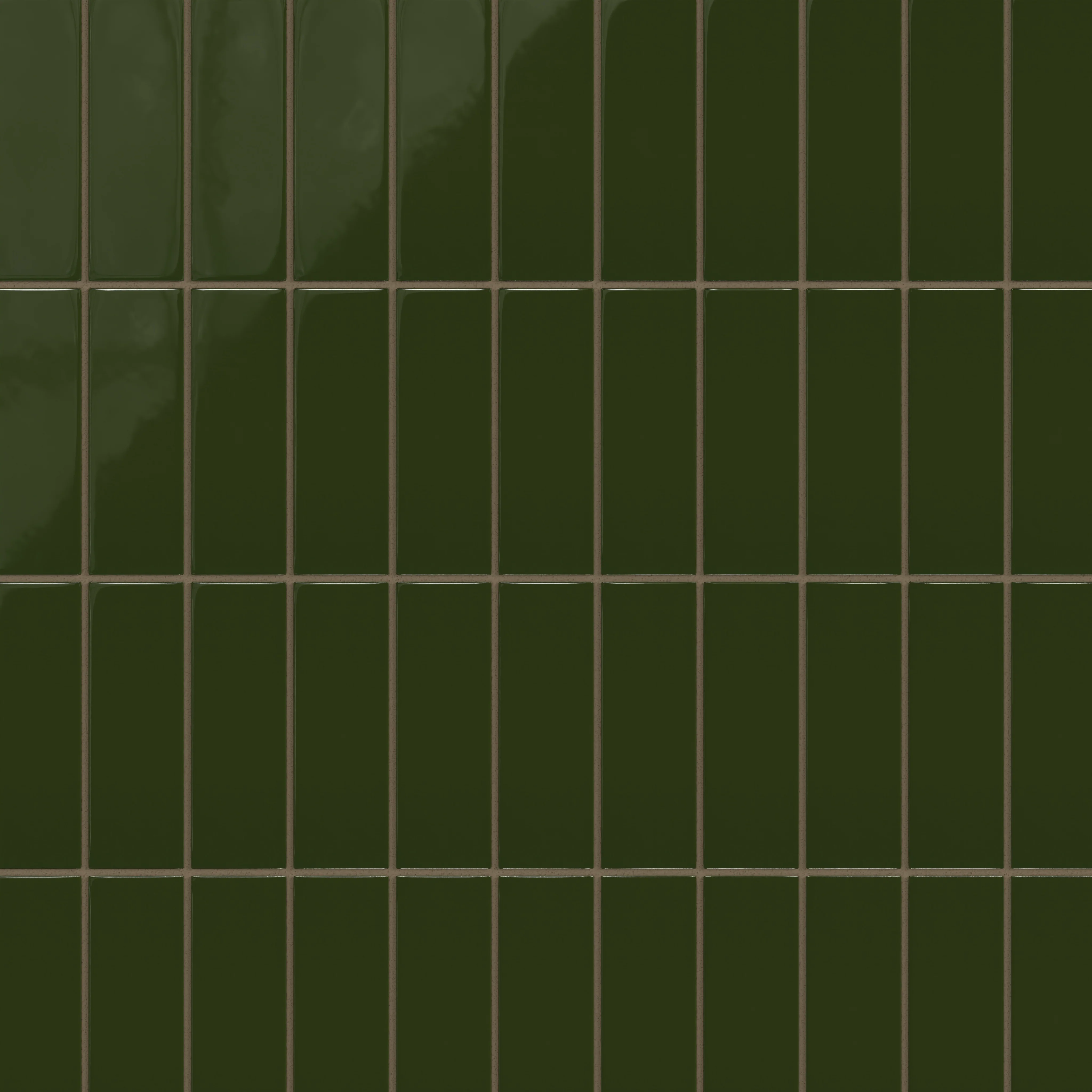 2x6 Natural Press Ceramic Tile in Green Apatite Gloss - Rockland Interiors Inc.