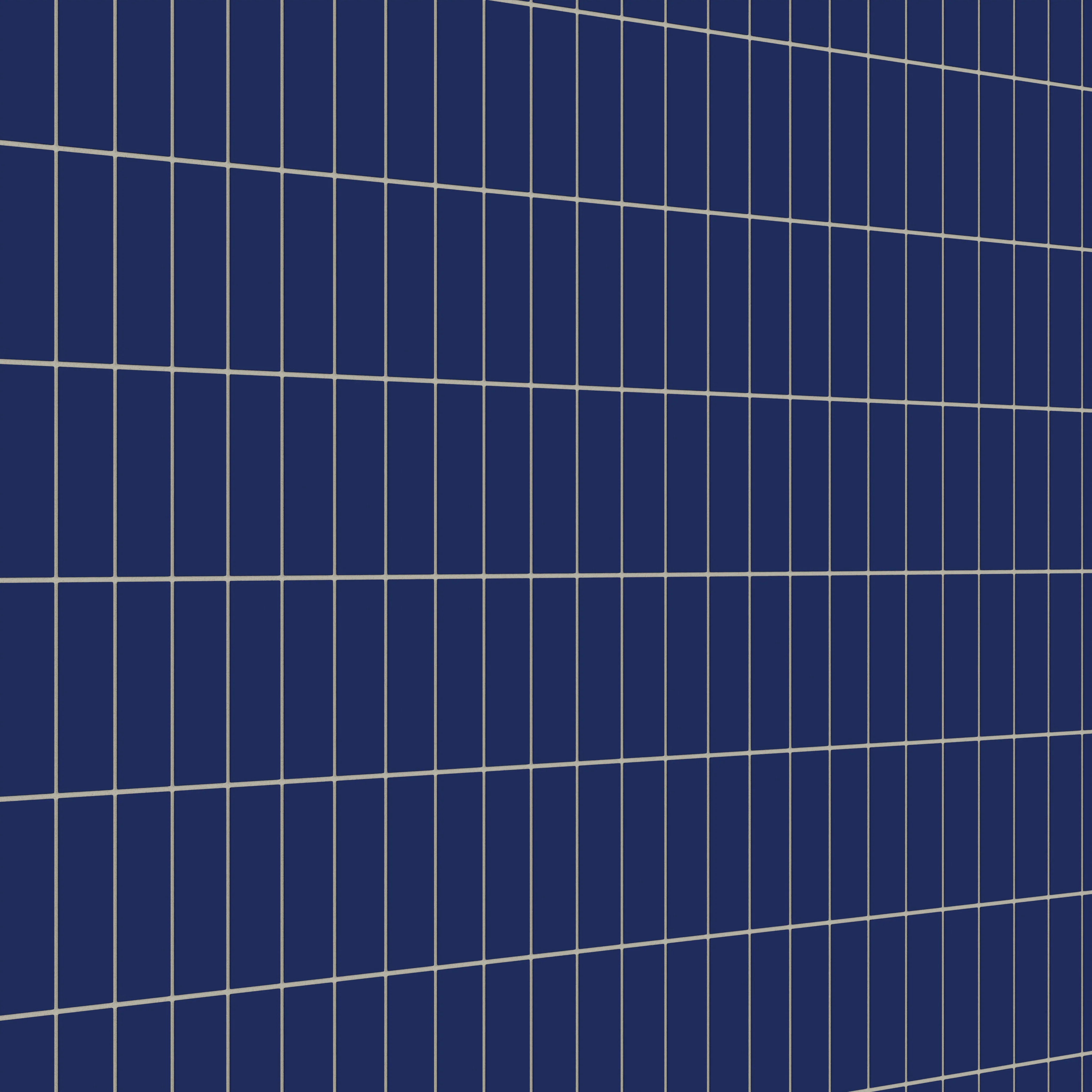 2x6 Natural Press Ceramic Tile in Ultramarine Matte - Rockland Interiors Inc.