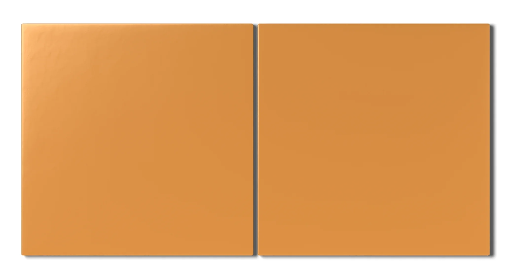 8x8 Natural Press Ceramic Tile in Yellow Ochre Matte - Rockland Interiors Inc.