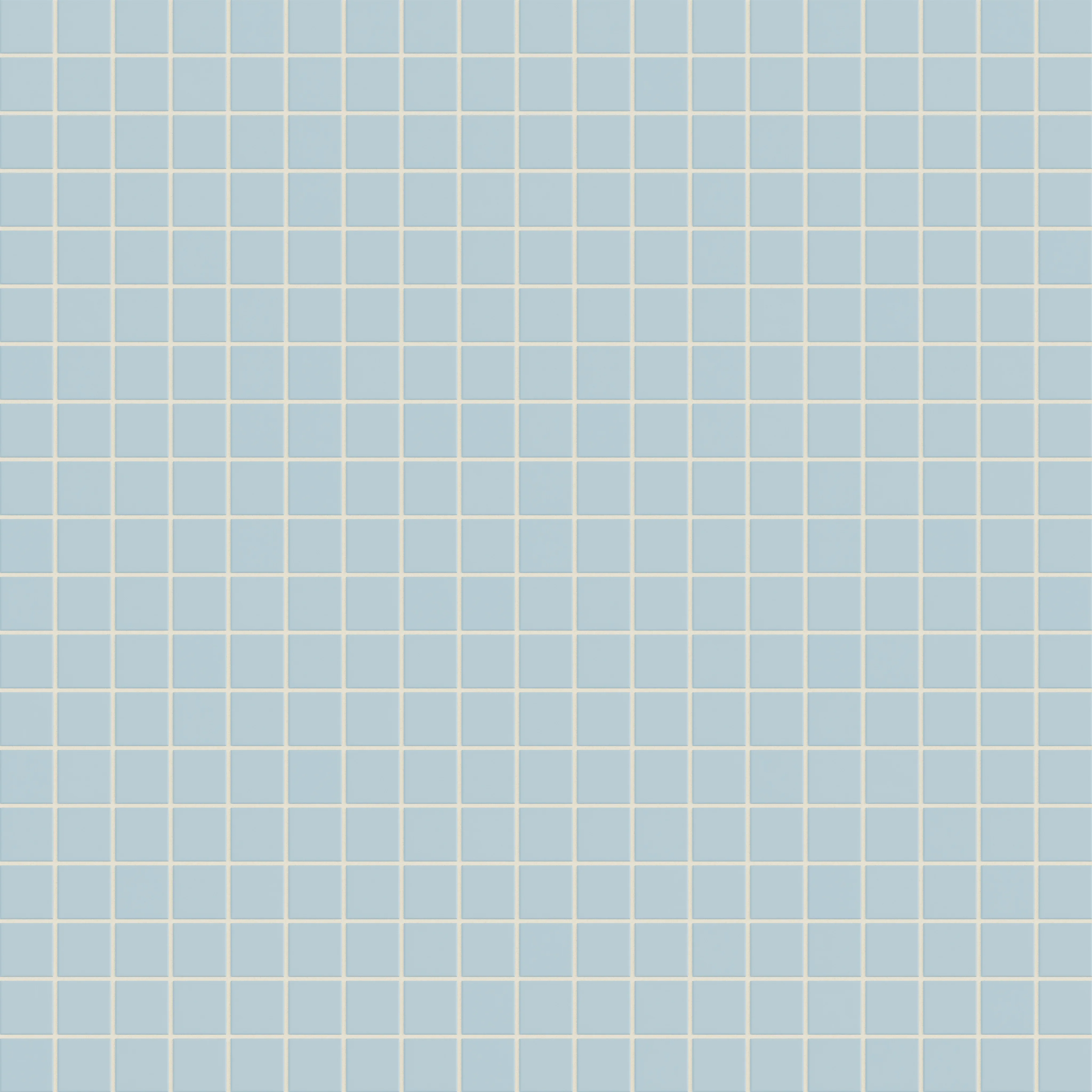 2x2 Straight Set Sheeted Natural Press Ceramic Mosaic Tile in Egyptian Blue Matte - Rockland Interiors Inc.