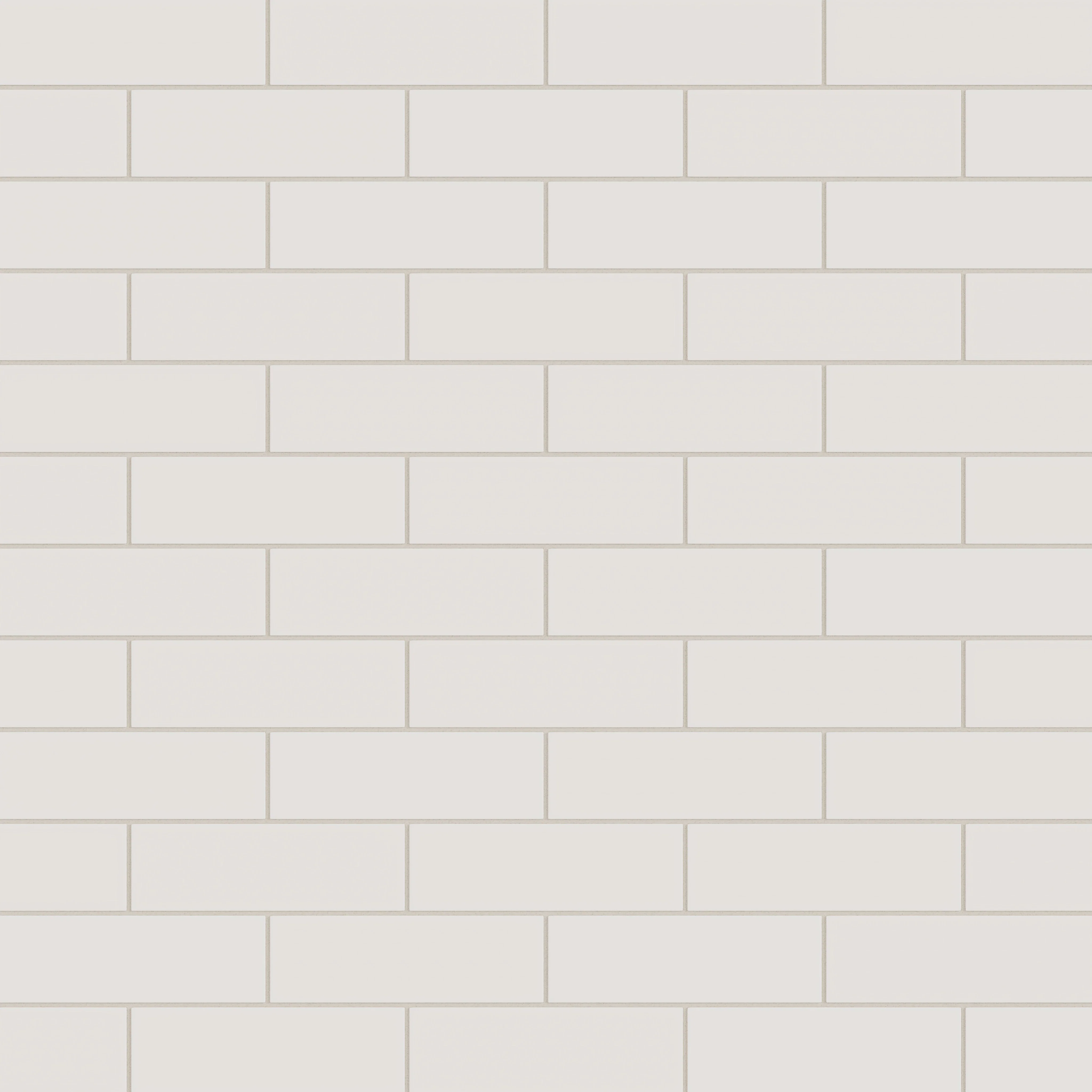 3x9 Natural Press Ceramic Tile in Pearl Matte - Rockland Interiors Inc.