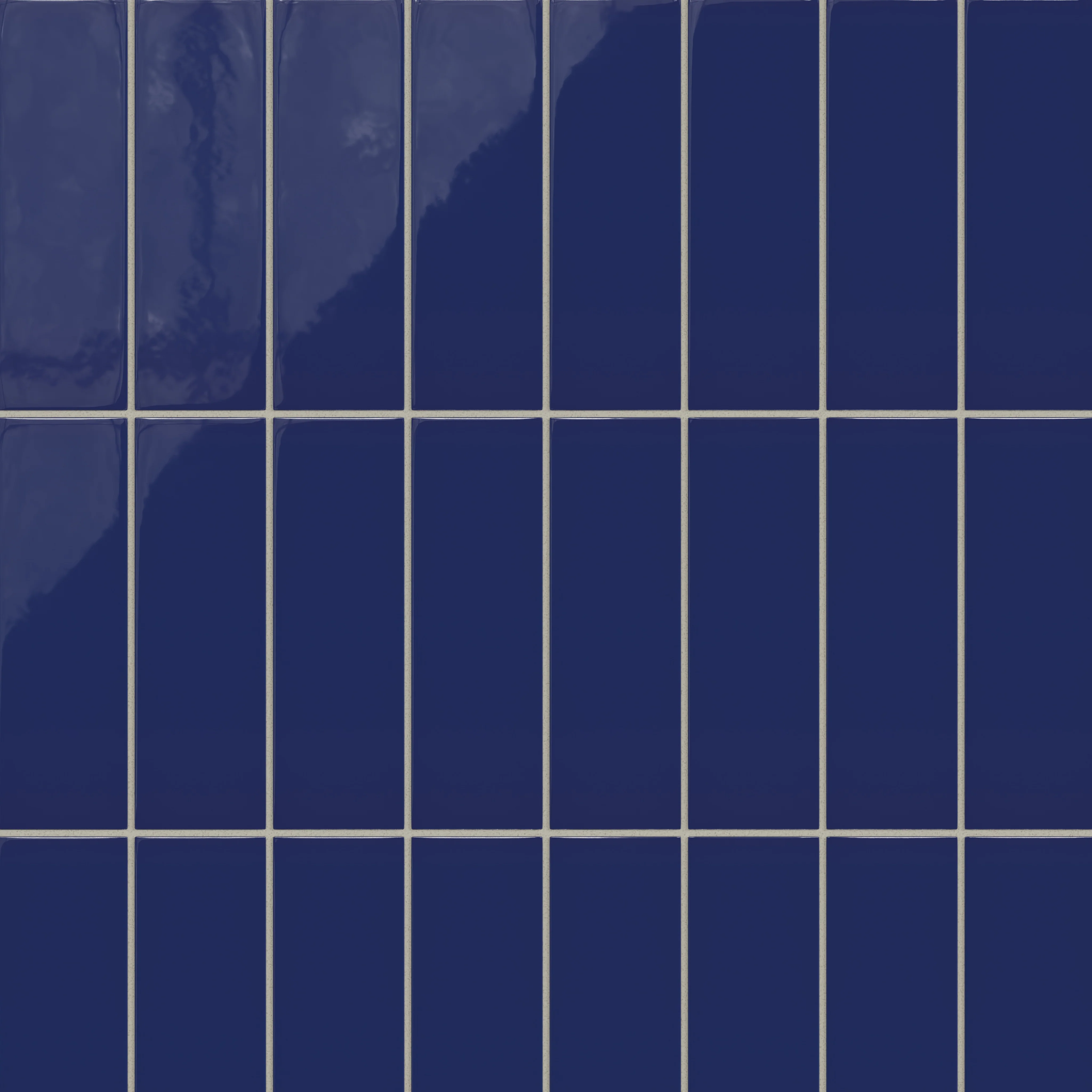 3x9 Natural Press Ceramic Tile in Ultramarine Gloss - Rockland Interiors Inc.