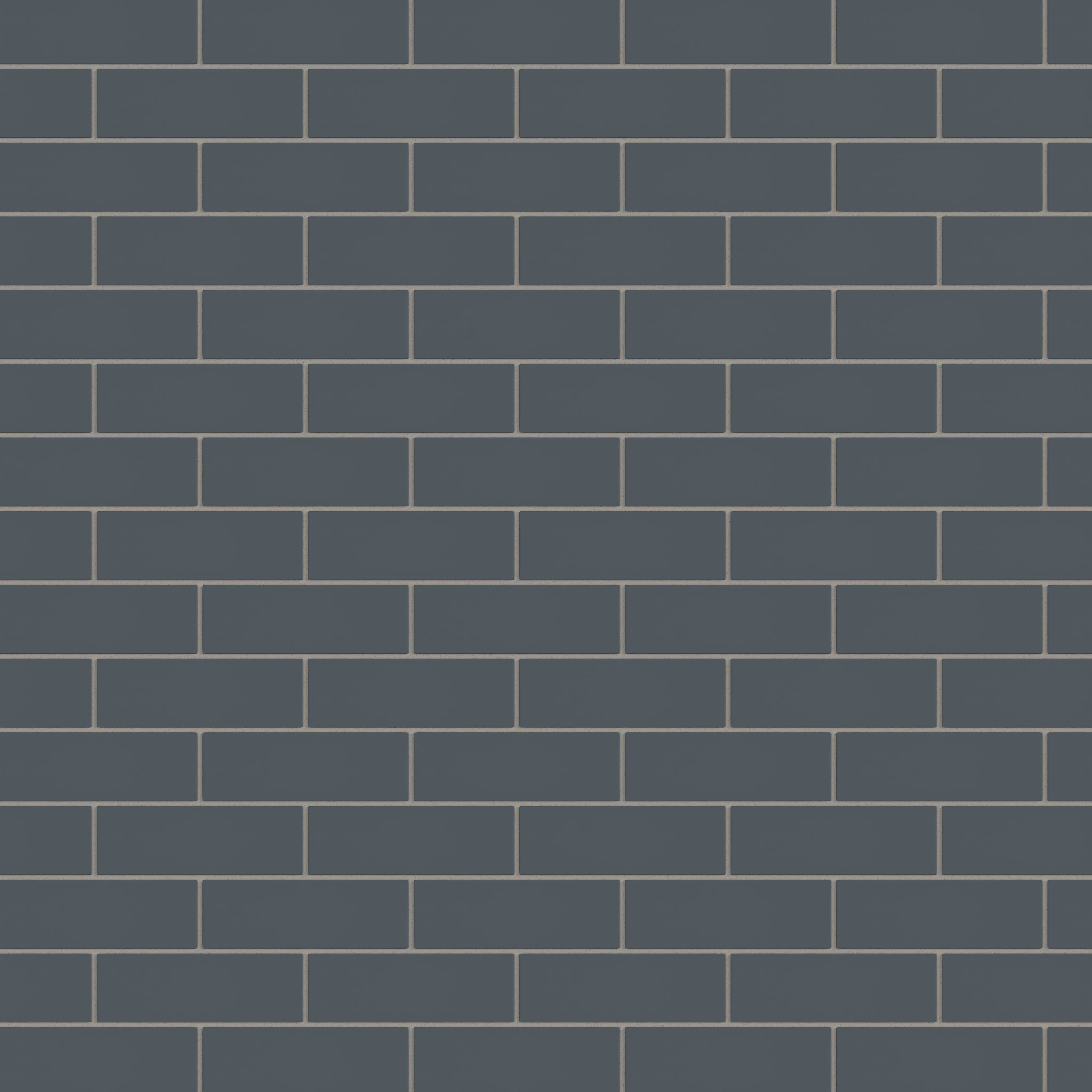 2x6 Natural Press Ceramic Tile in Indigo Matte - Rockland Interiors Inc.
