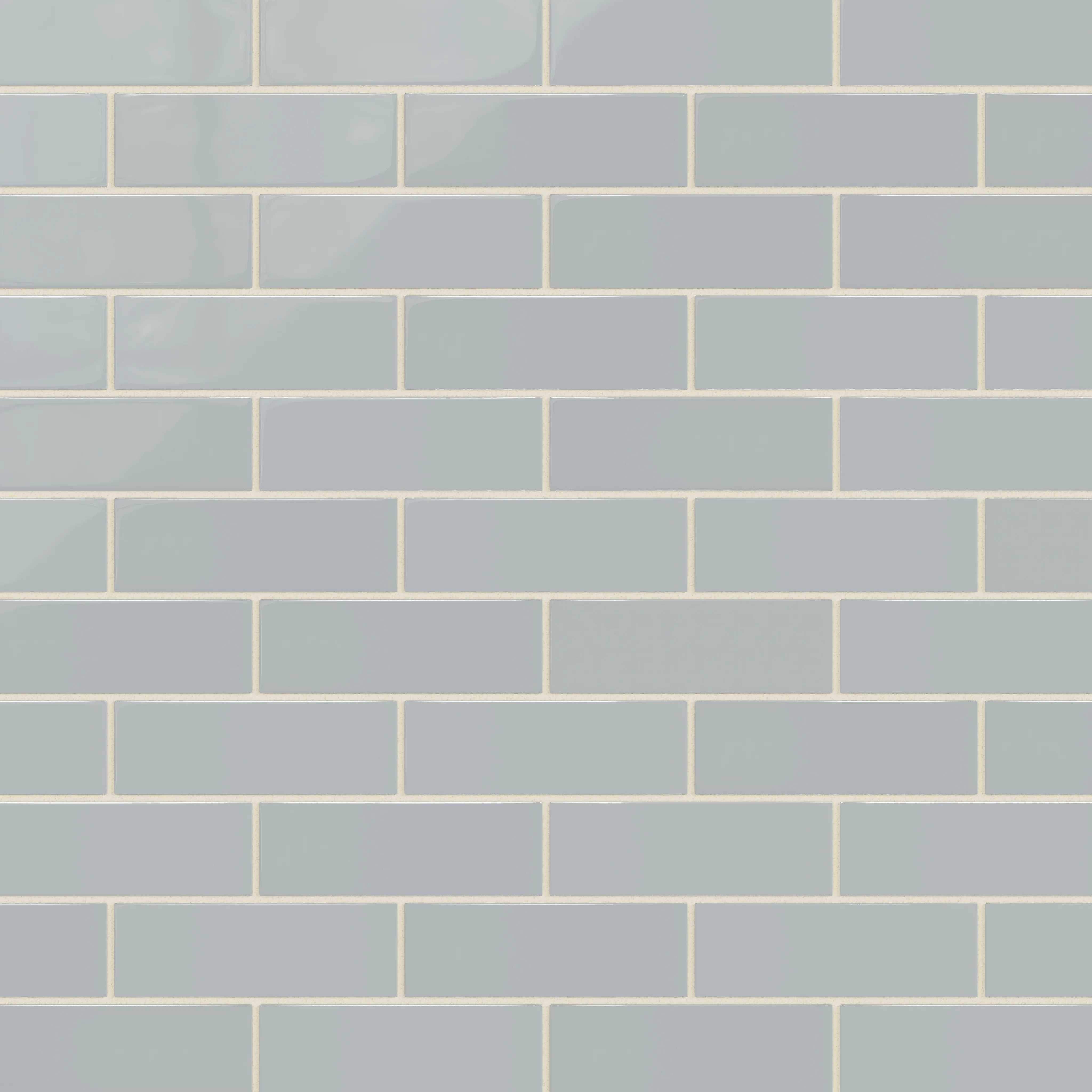 2x6 Natural Press Ceramic Tile in Alberta Blue Gloss - Rockland Interiors Inc.