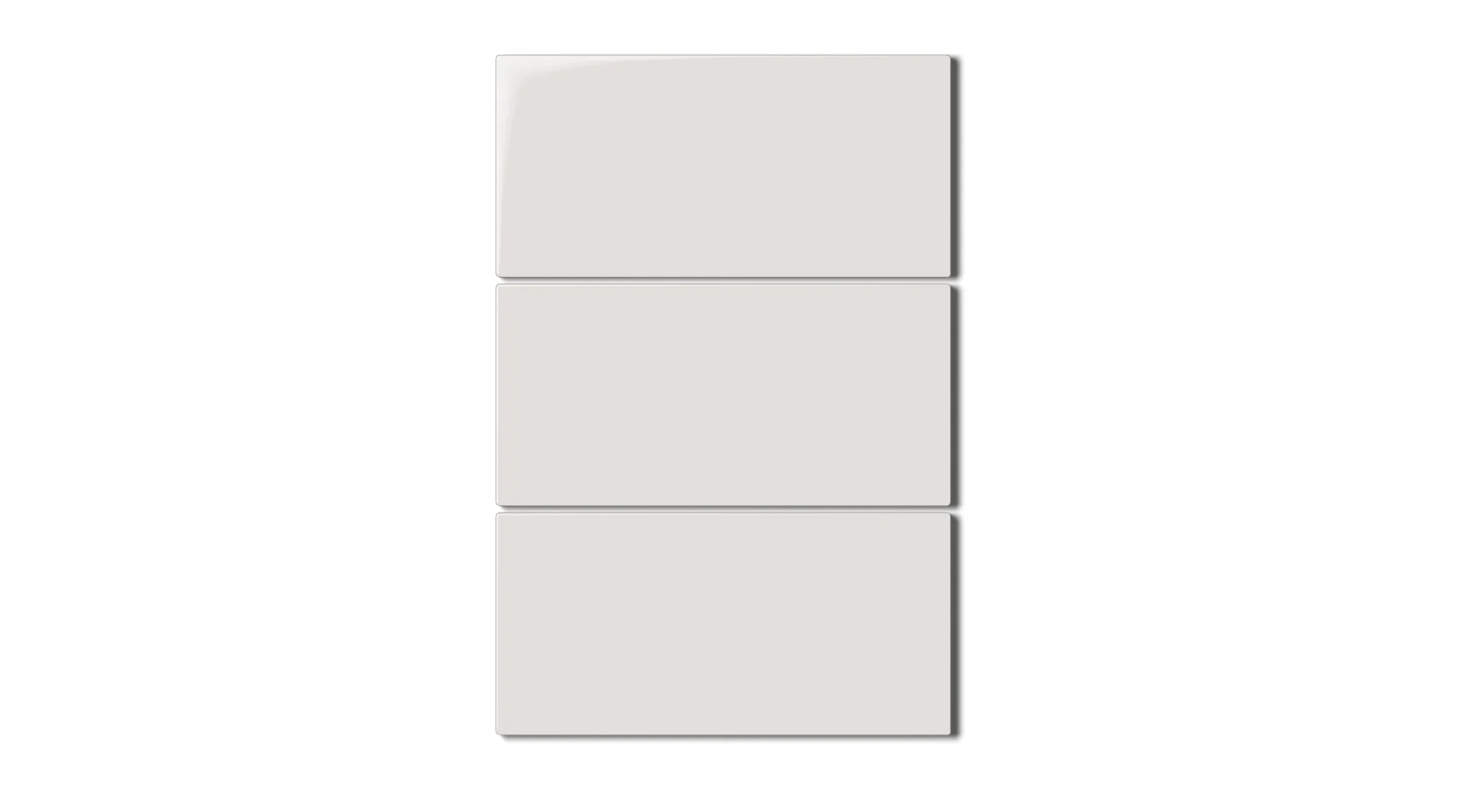 4x8 Natural Press Ceramic Tile in Pearl Gloss - Rockland Interiors Inc.