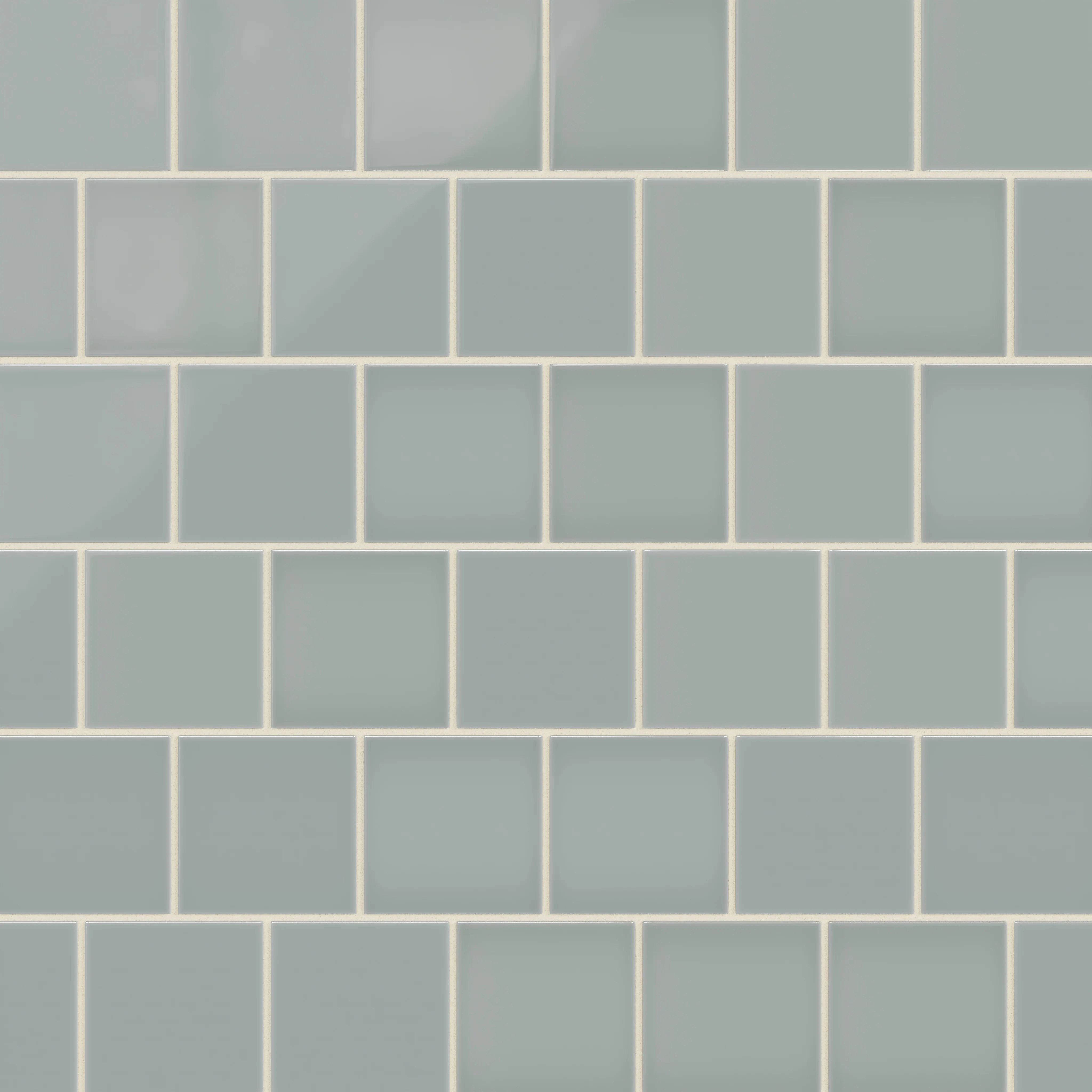 4x4 Natural Press Ceramic Tile in Hood River Gloss - Rockland Interiors Inc.