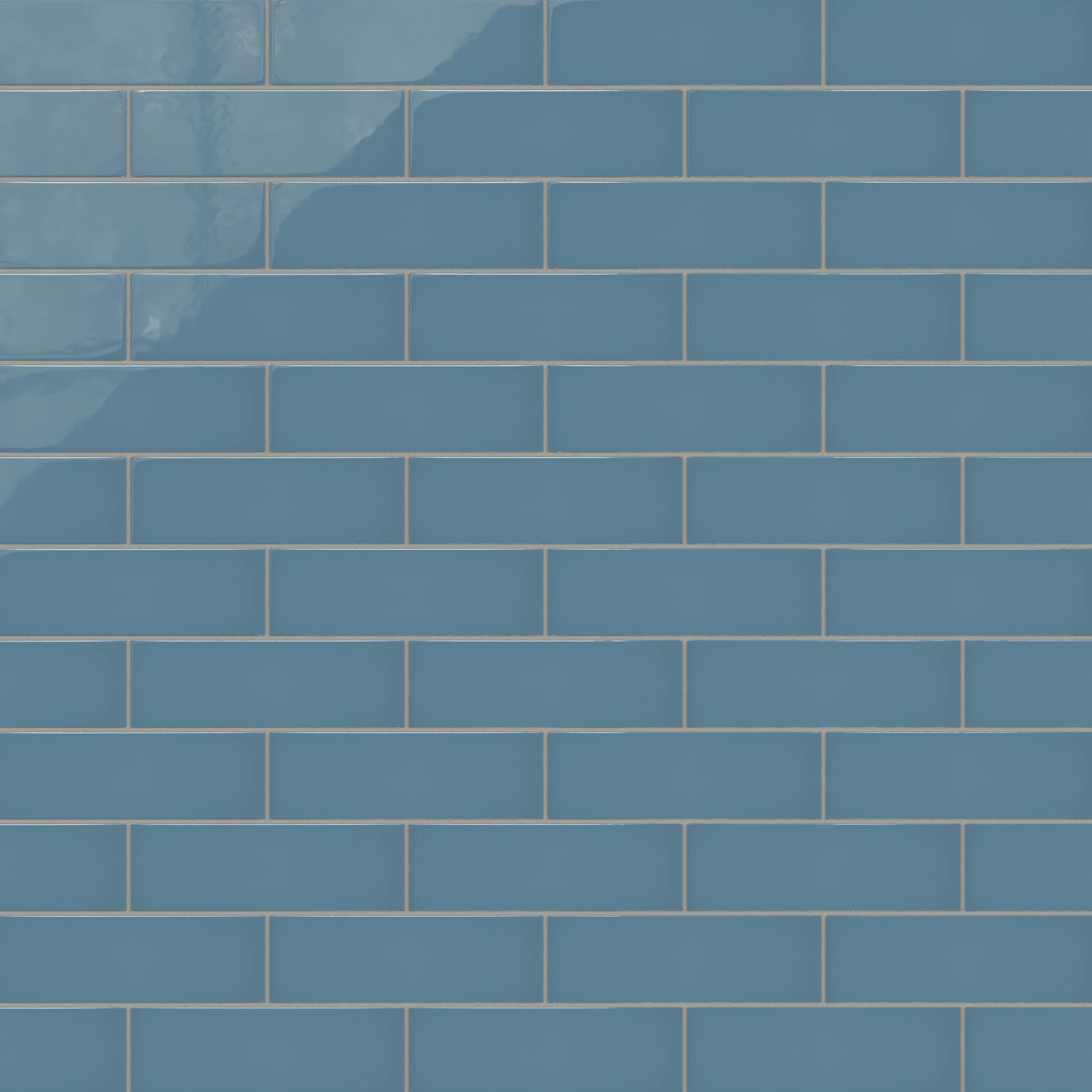 3x9 Natural Press Ceramic Tile in Azurite Gloss - Rockland Interiors Inc.