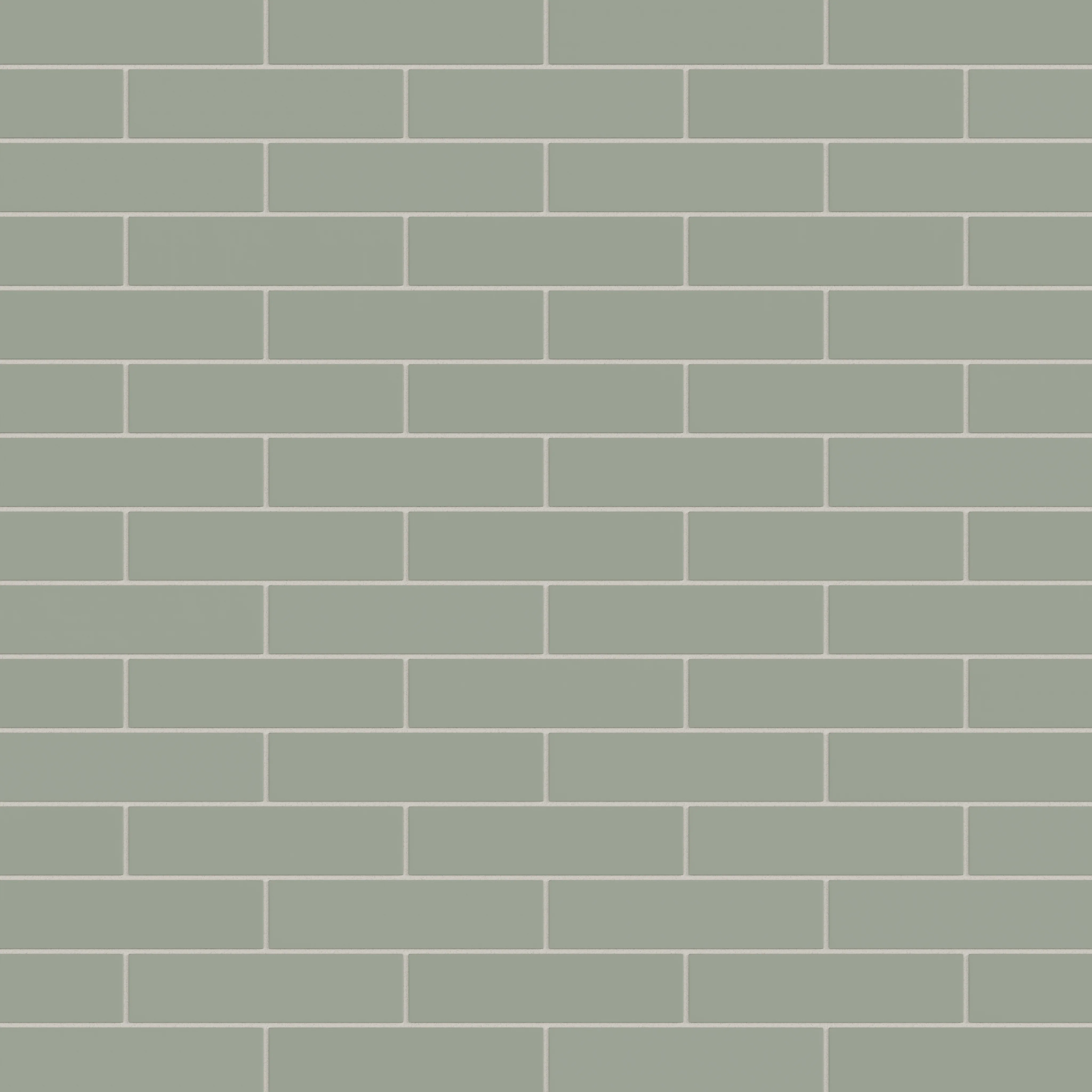 2x8 Natural Press Ceramic Tile in Terre Verte Matte - Rockland Interiors Inc.