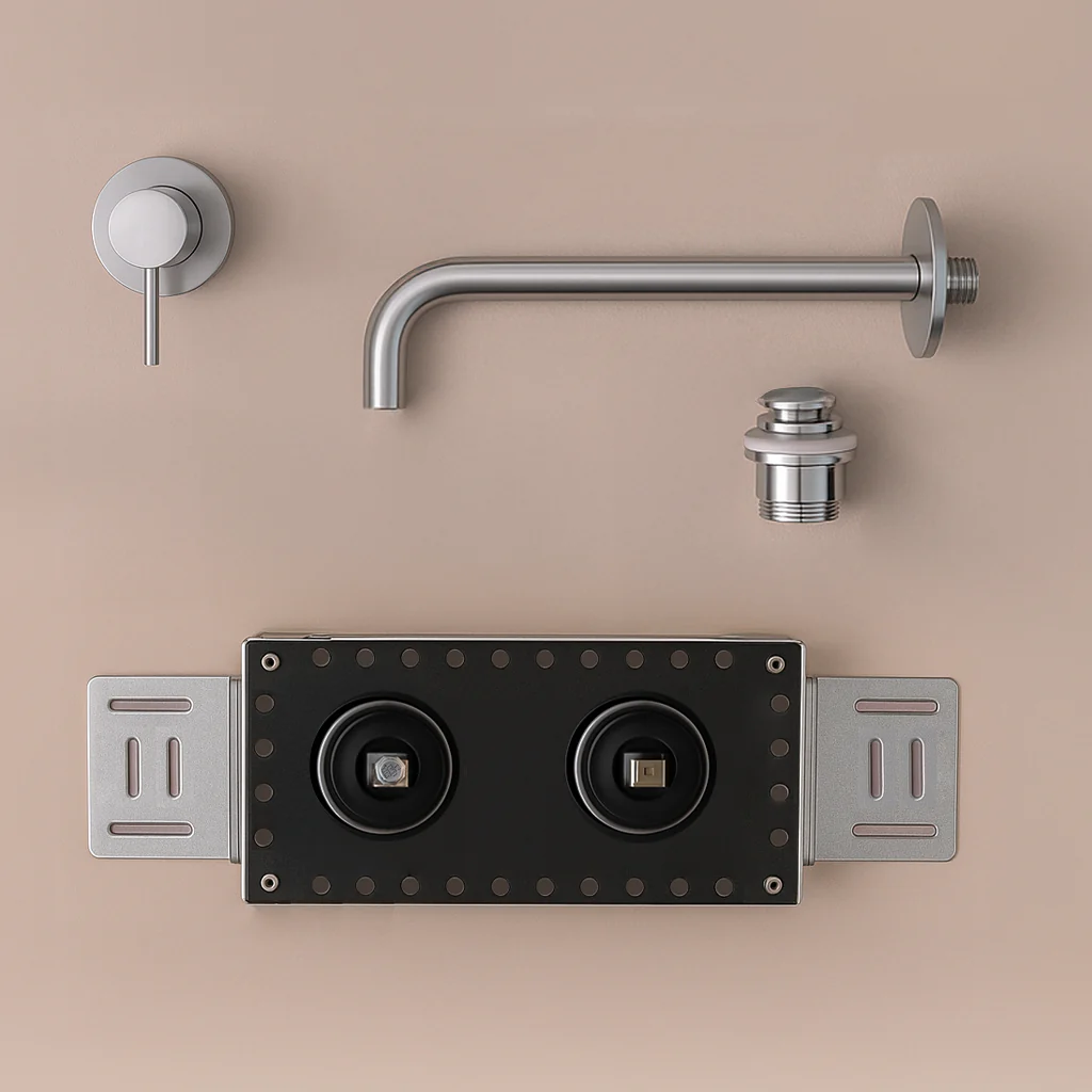 Qtoo Wall Mounted Tap System - Rockland Interiors Inc.