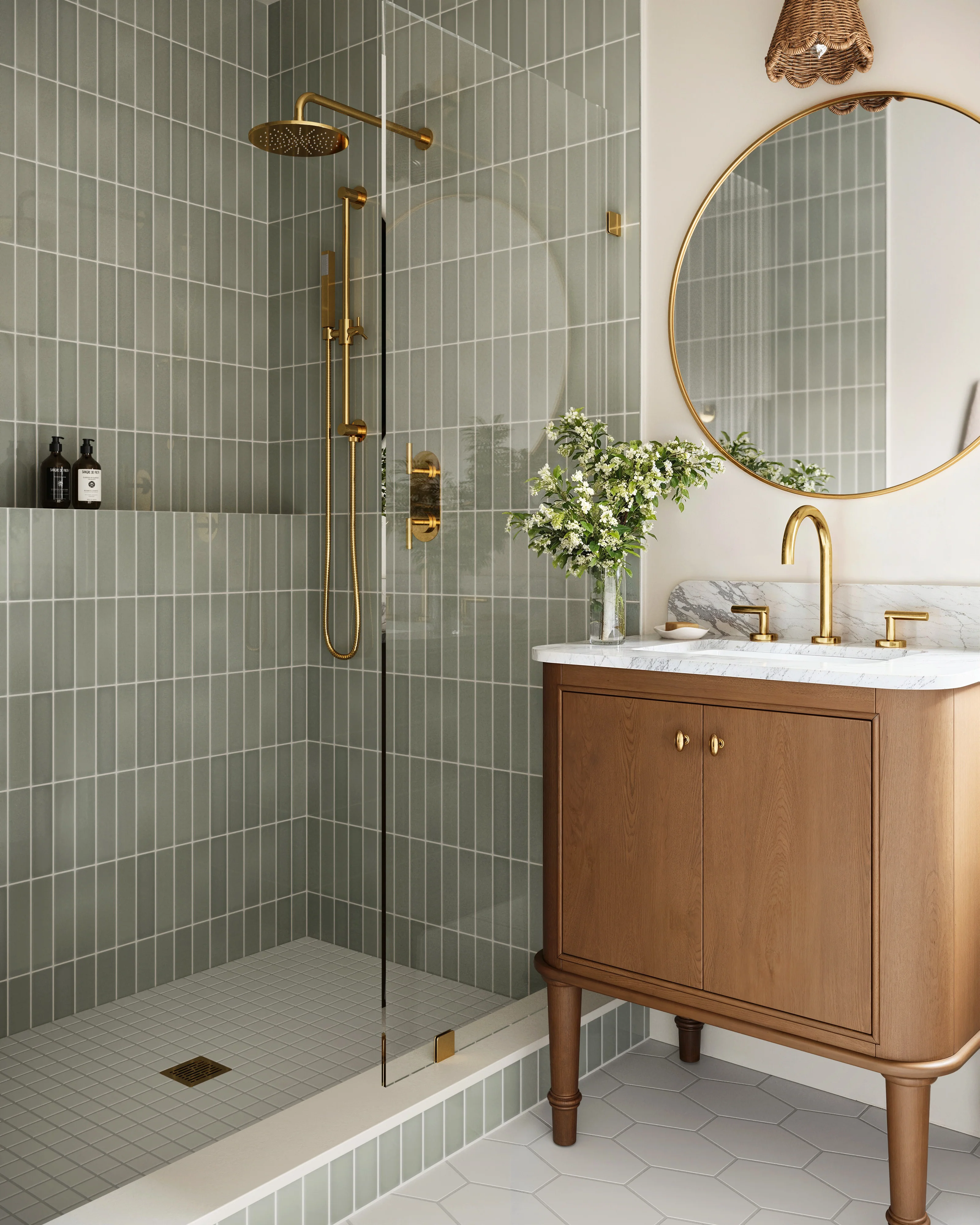 2x2 Straight Set Sheeted Natural Press Ceramic Mosaic Tile in Salt Creek Matte - Rockland Interiors Inc.