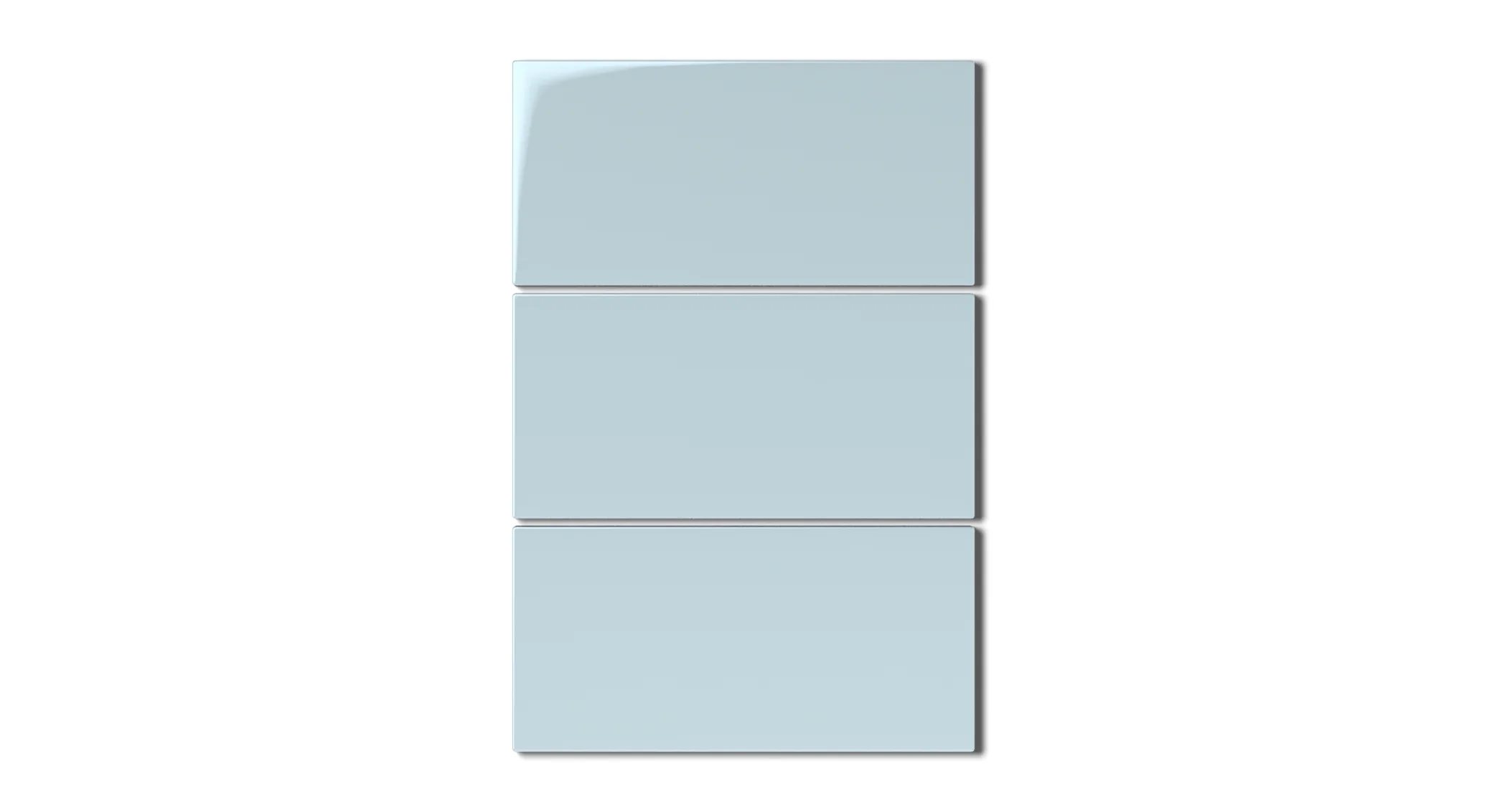 4x8 Natural Press Ceramic Tile in Egyptian Blue Gloss - Rockland Interiors Inc.