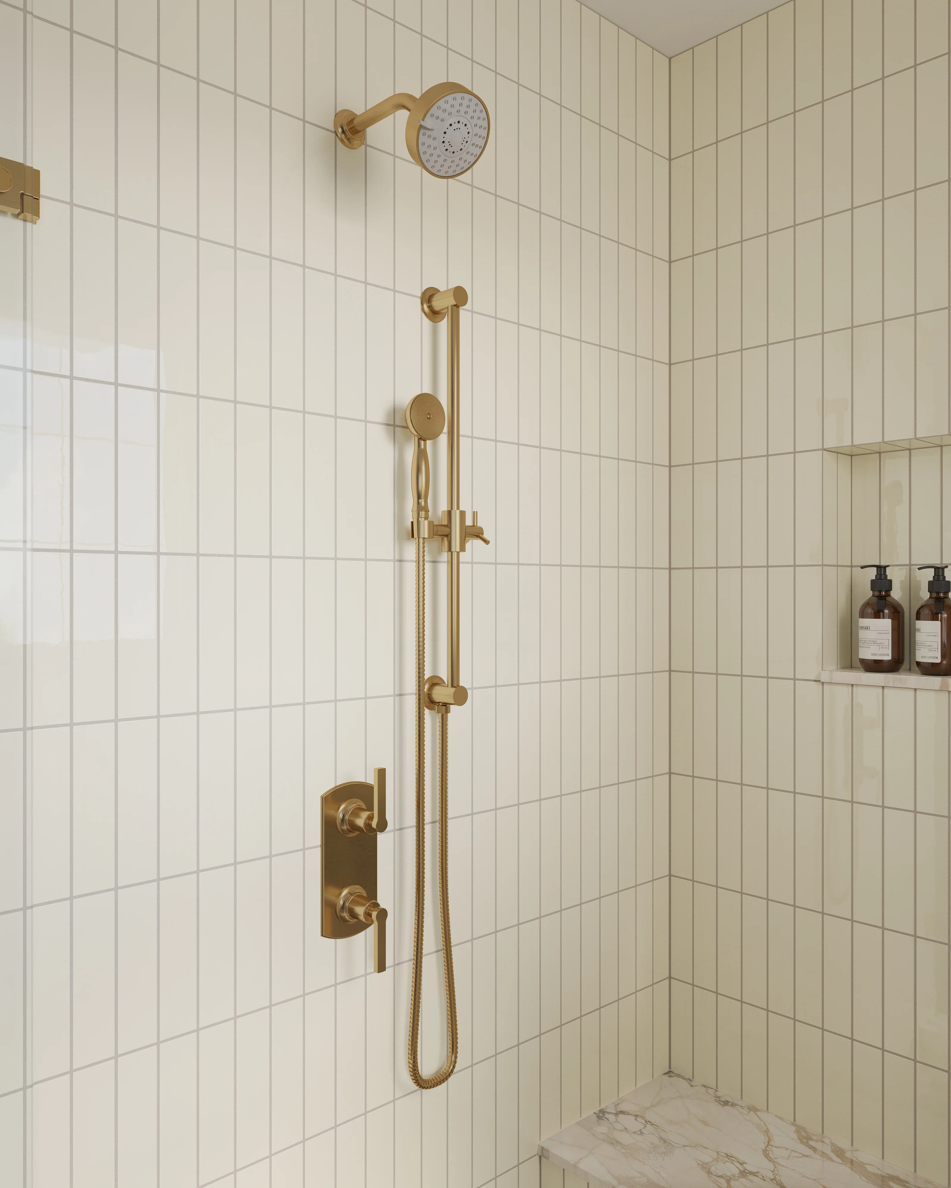 2x8 Natural Press Ceramic Tile in Salt Creek Gloss - Rockland Interiors Inc.
