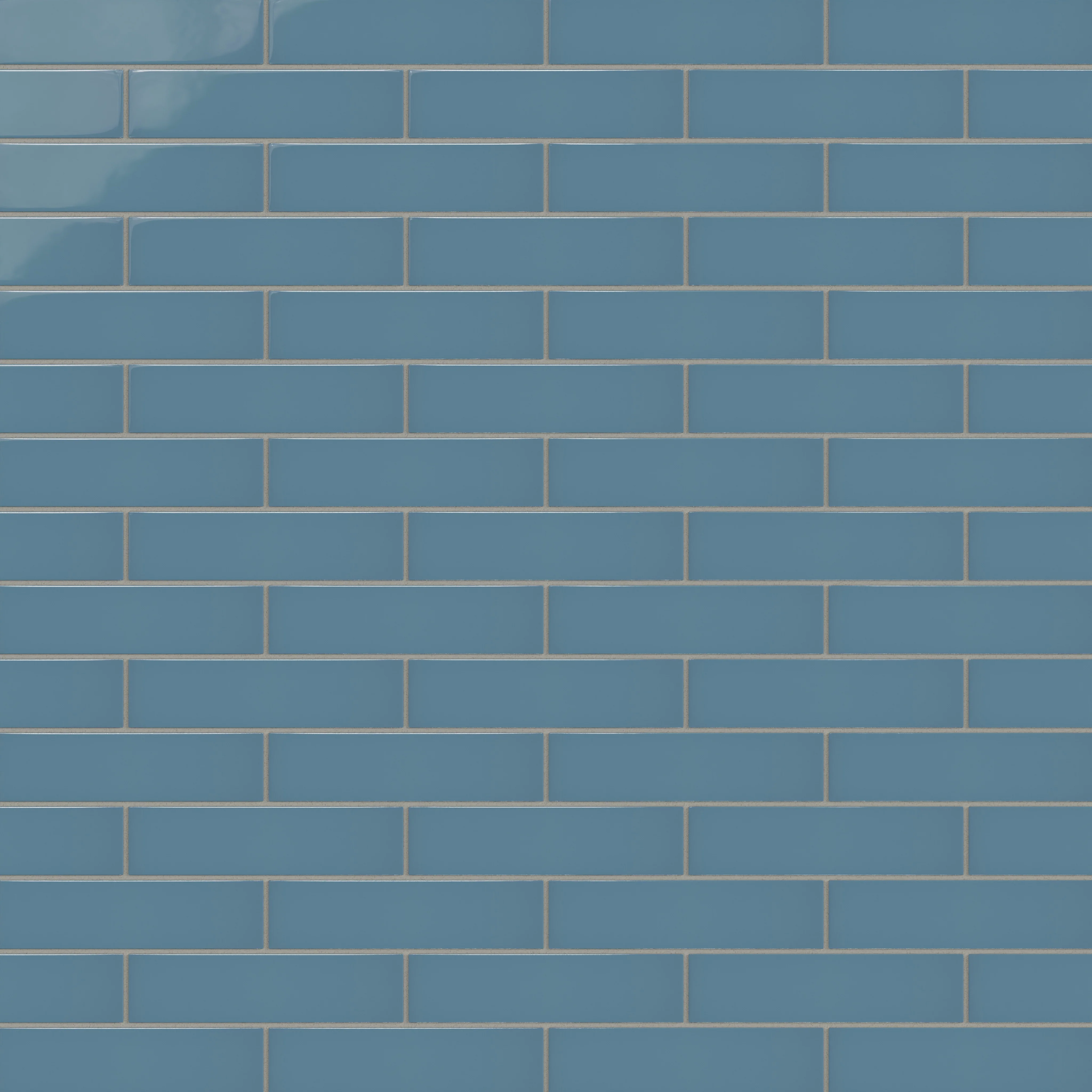 2x8 Natural Press Ceramic Tile in Azurite Gloss - Rockland Interiors Inc.