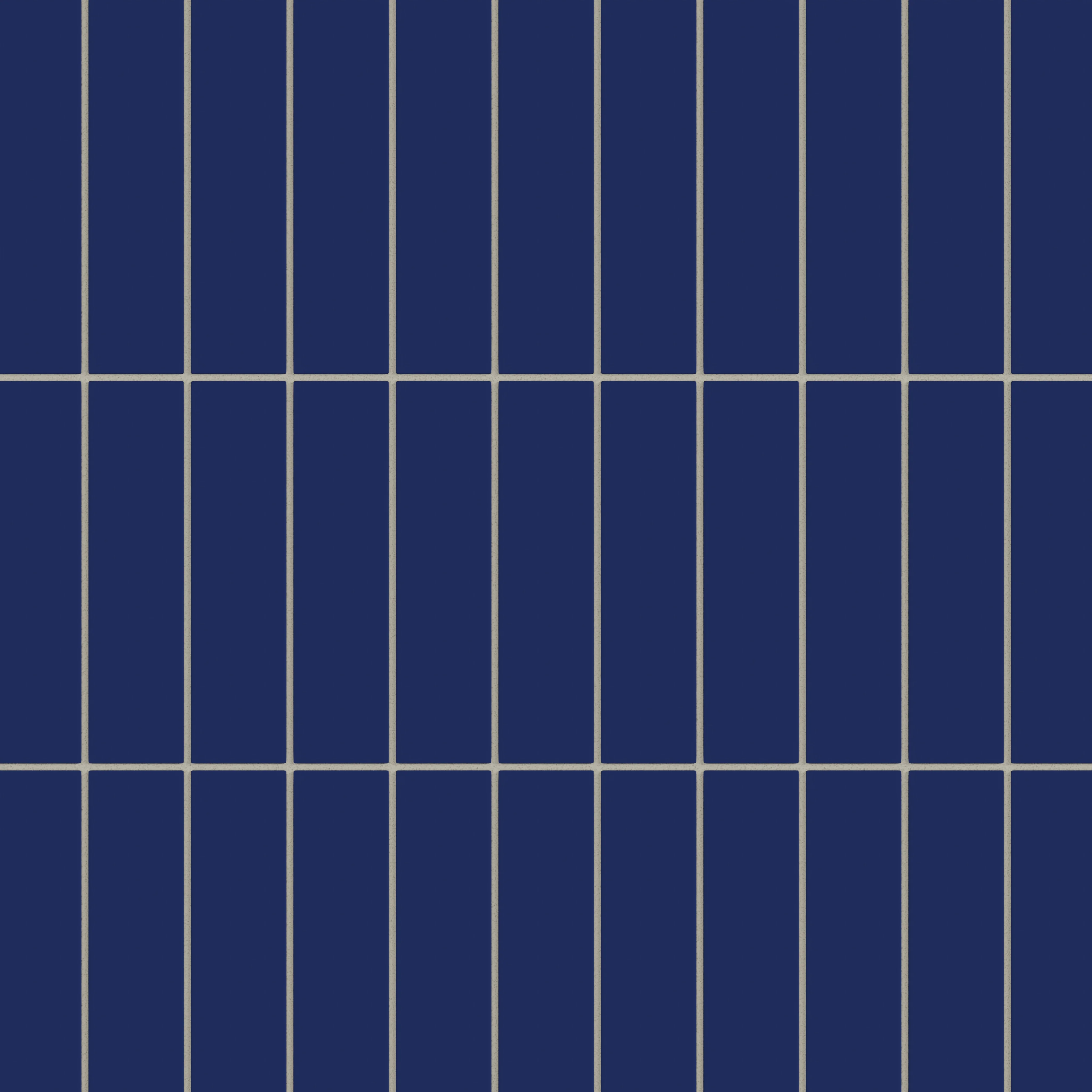 2x8 Natural Press Ceramic Tile in Ultramarine Matte - Rockland Interiors Inc.