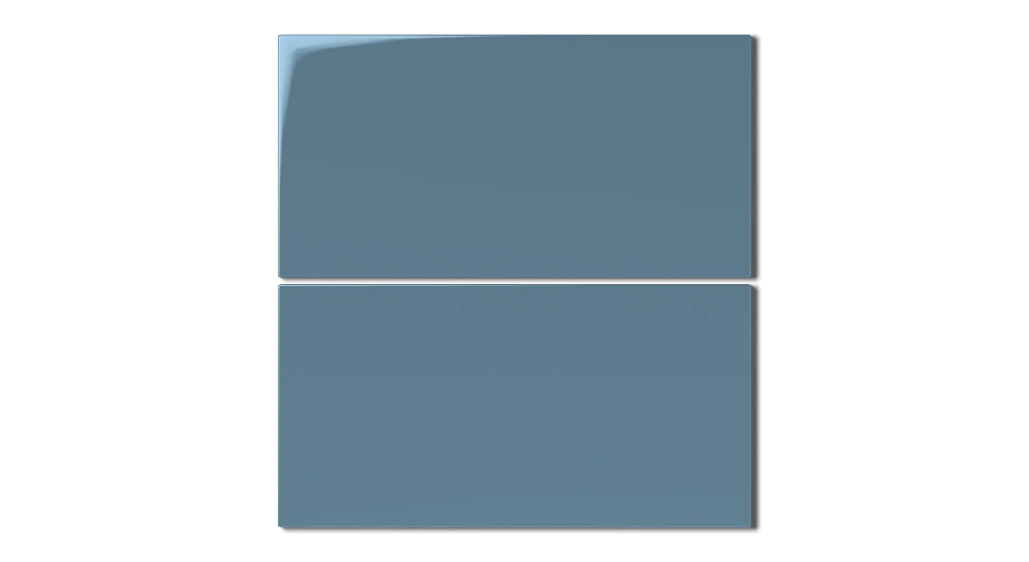 6x12 Natural Press Ceramic Tile in Azurite Gloss - Rockland Interiors Inc.