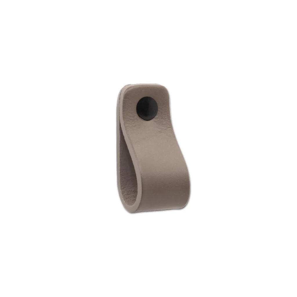 LP02 Smooth Leather Loop Pull - Rockland Interiors Inc.