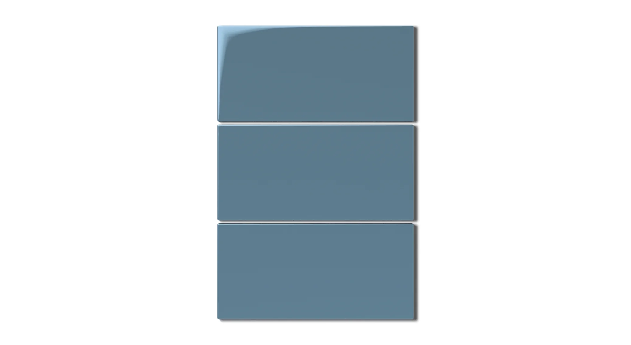 4x8 Natural Press Ceramic Tile in Azurite Gloss - Rockland Interiors Inc.