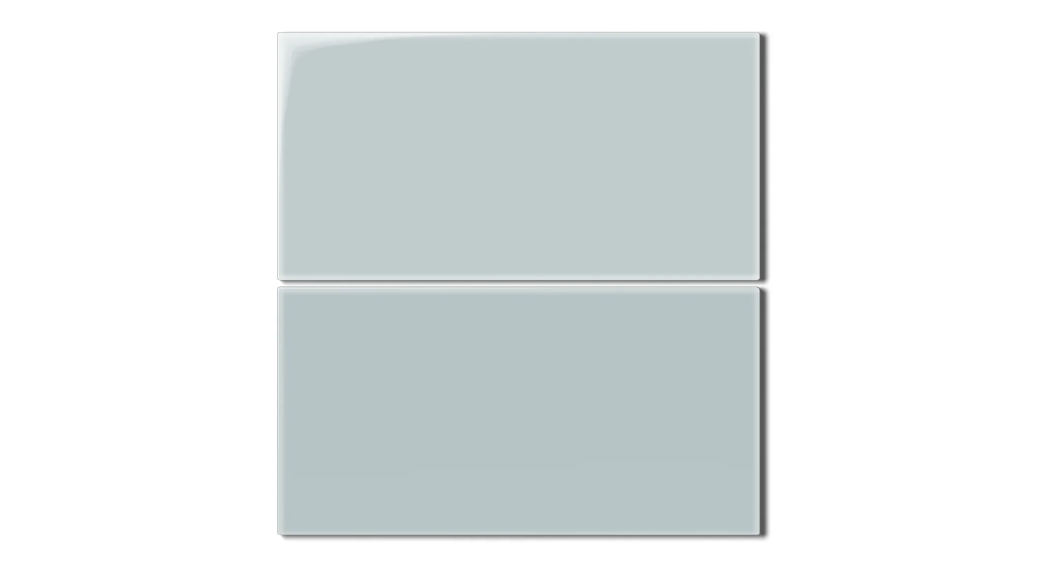 6x12 Natural Press Ceramic Tile in Hood River Gloss - Rockland Interiors Inc.