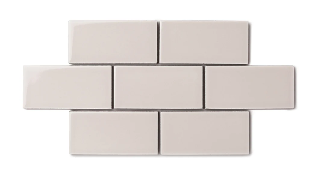 2x6 Natural Press Ceramic Tile in Tyrian Purple Gloss - Rockland Interiors Inc.