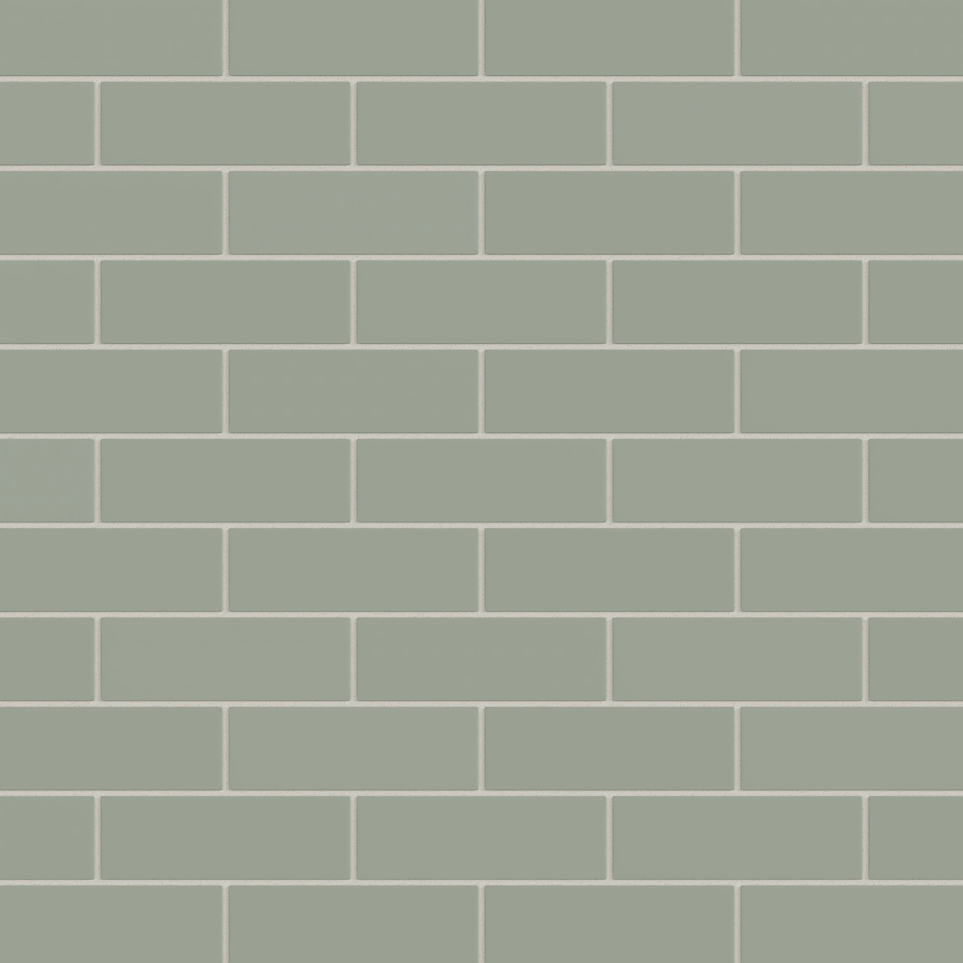2x6 Natural Press Ceramic Tile in Terre Verte Matte - Rockland Interiors Inc.