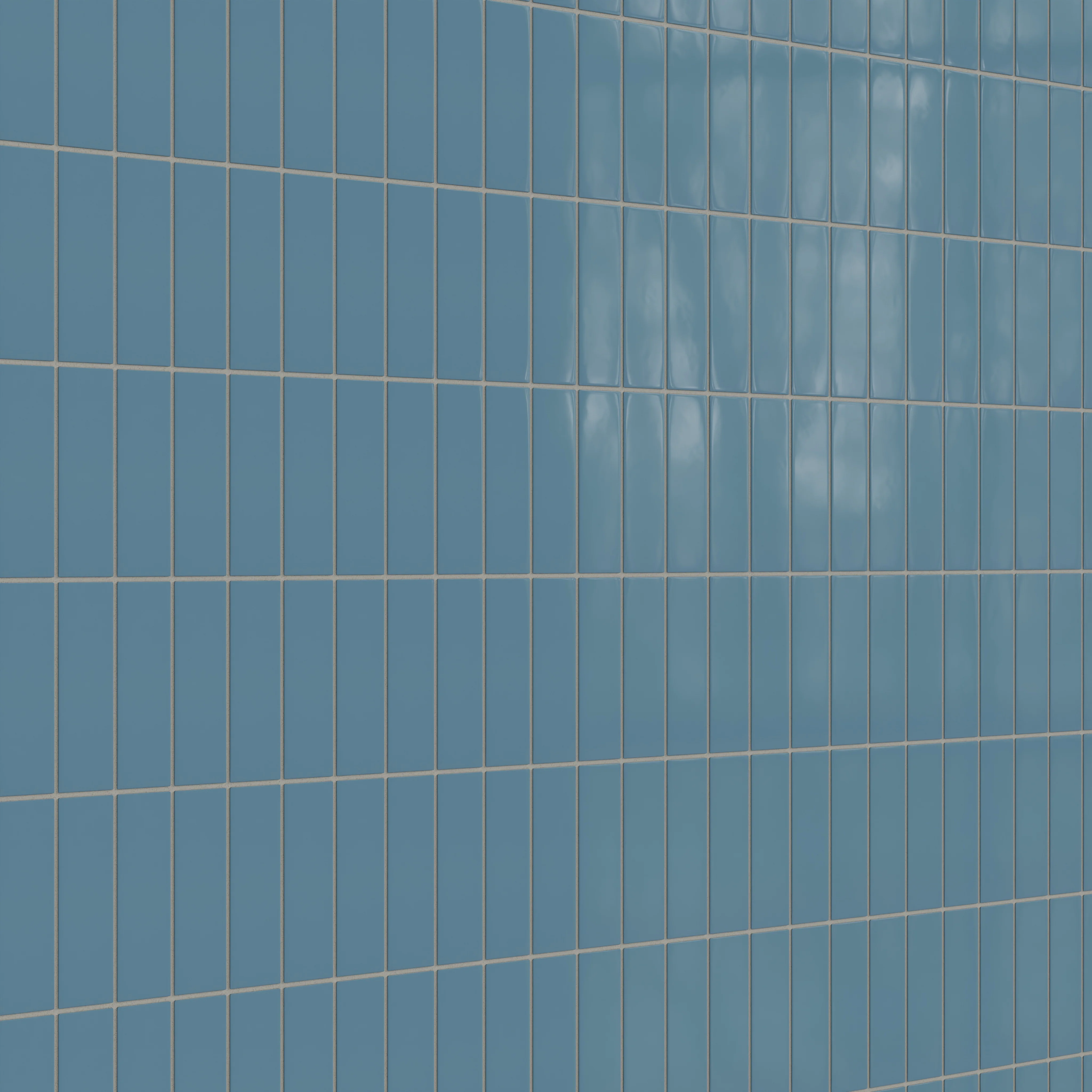 2x6 Natural Press Ceramic Tile in Azurite Gloss - Rockland Interiors Inc.