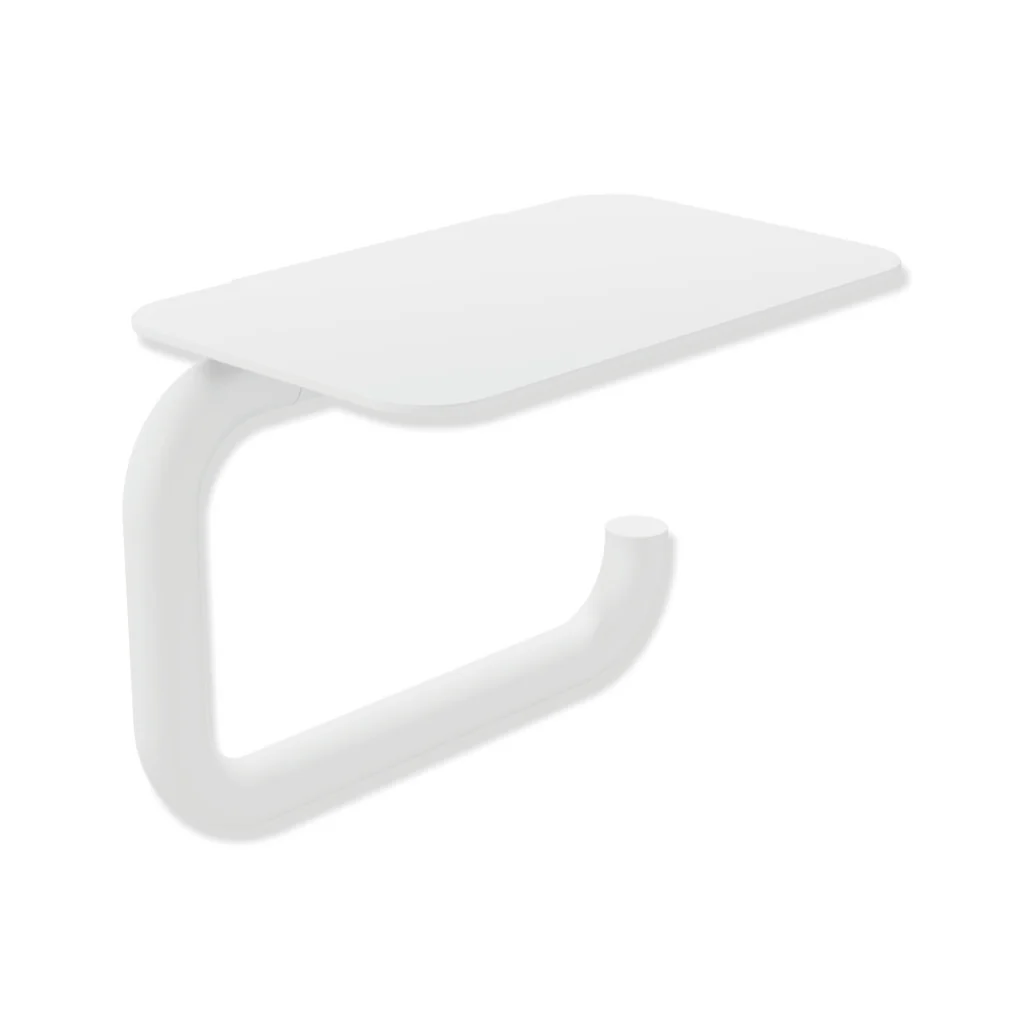 Hewi 480 Toilet Roll Holder With Shelf - Rockland Interiors Inc.