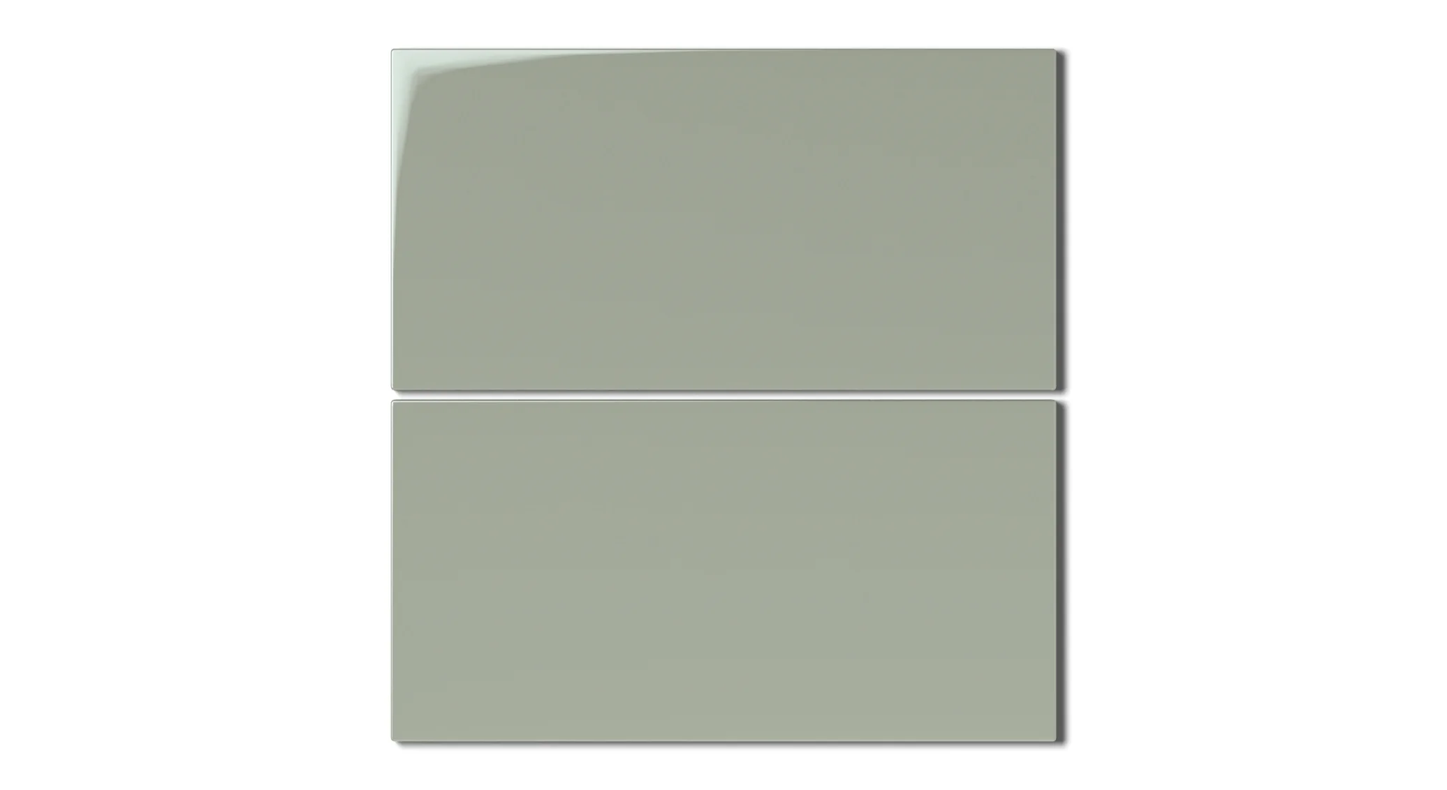 6x12 Natural Press Ceramic Tile in Terre Verte Gloss - Rockland Interiors Inc.