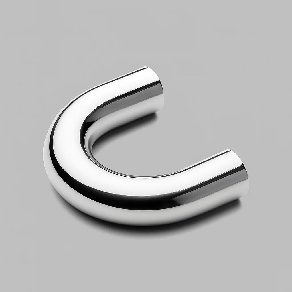 Knud Curved Cabinet Pull - Rockland Interiors Inc.
