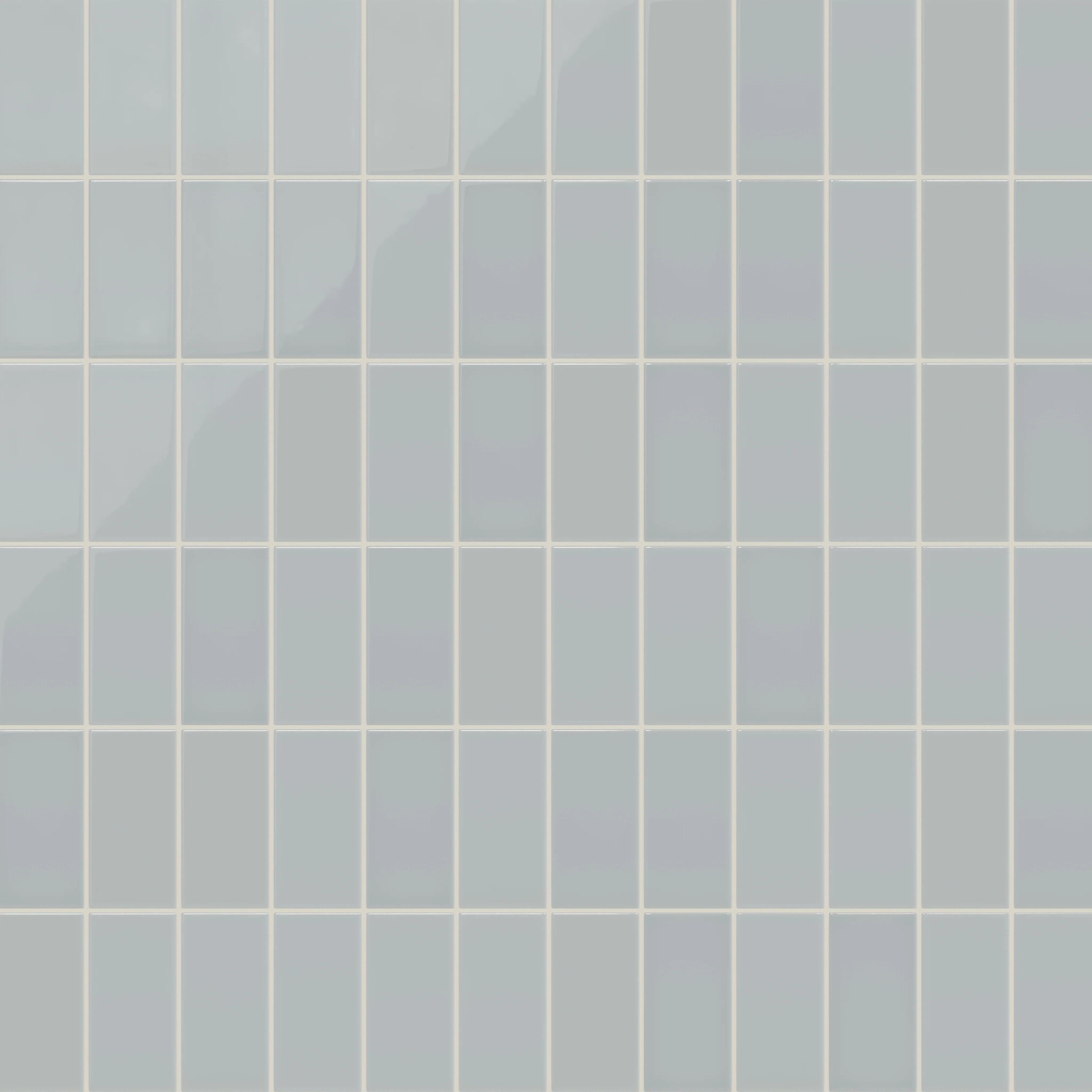 3x6 Natural Press Ceramic Tile in Alberta Blue Gloss - Rockland Interiors Inc.