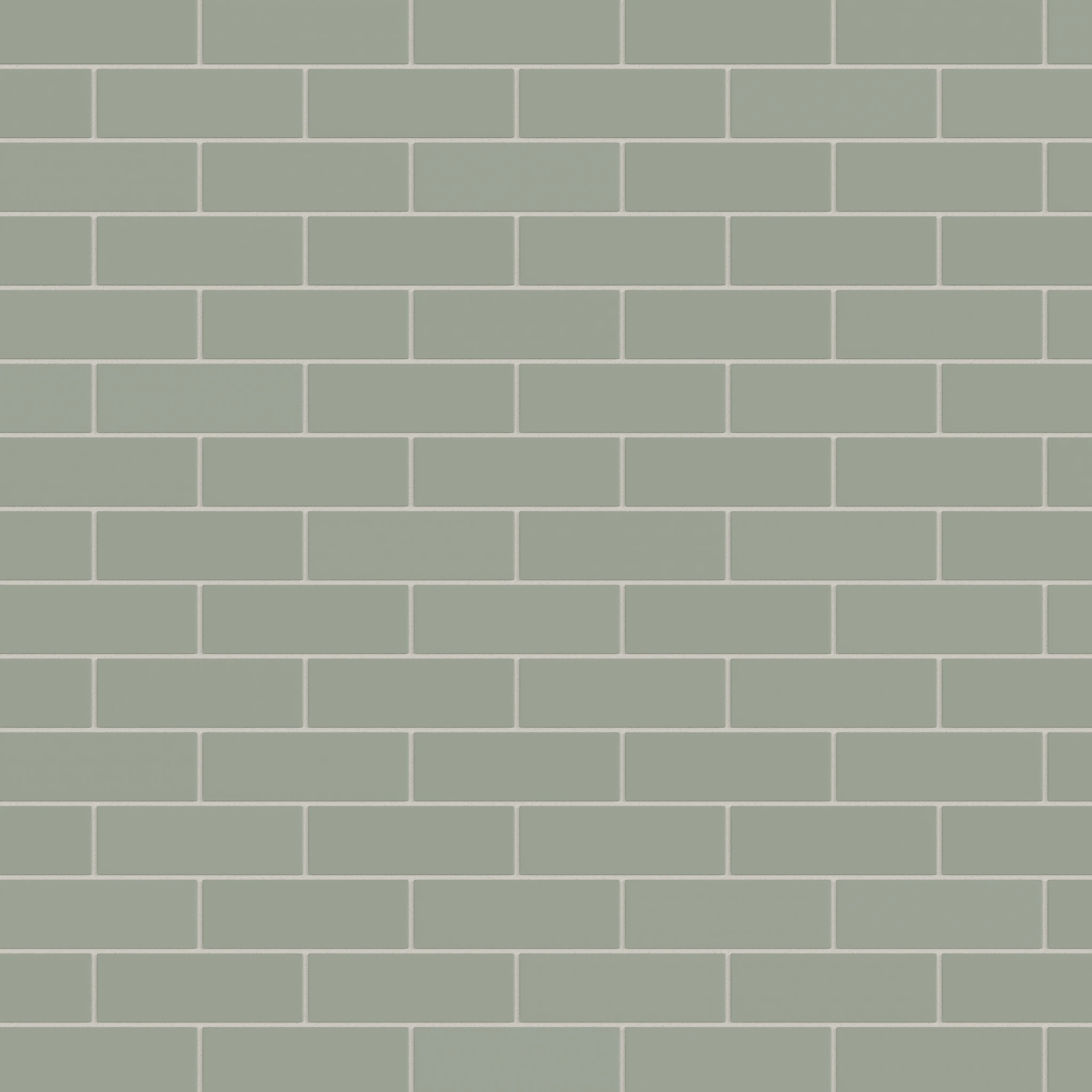 2x6 Natural Press Ceramic Tile in Terre Verte Matte - Rockland Interiors Inc.