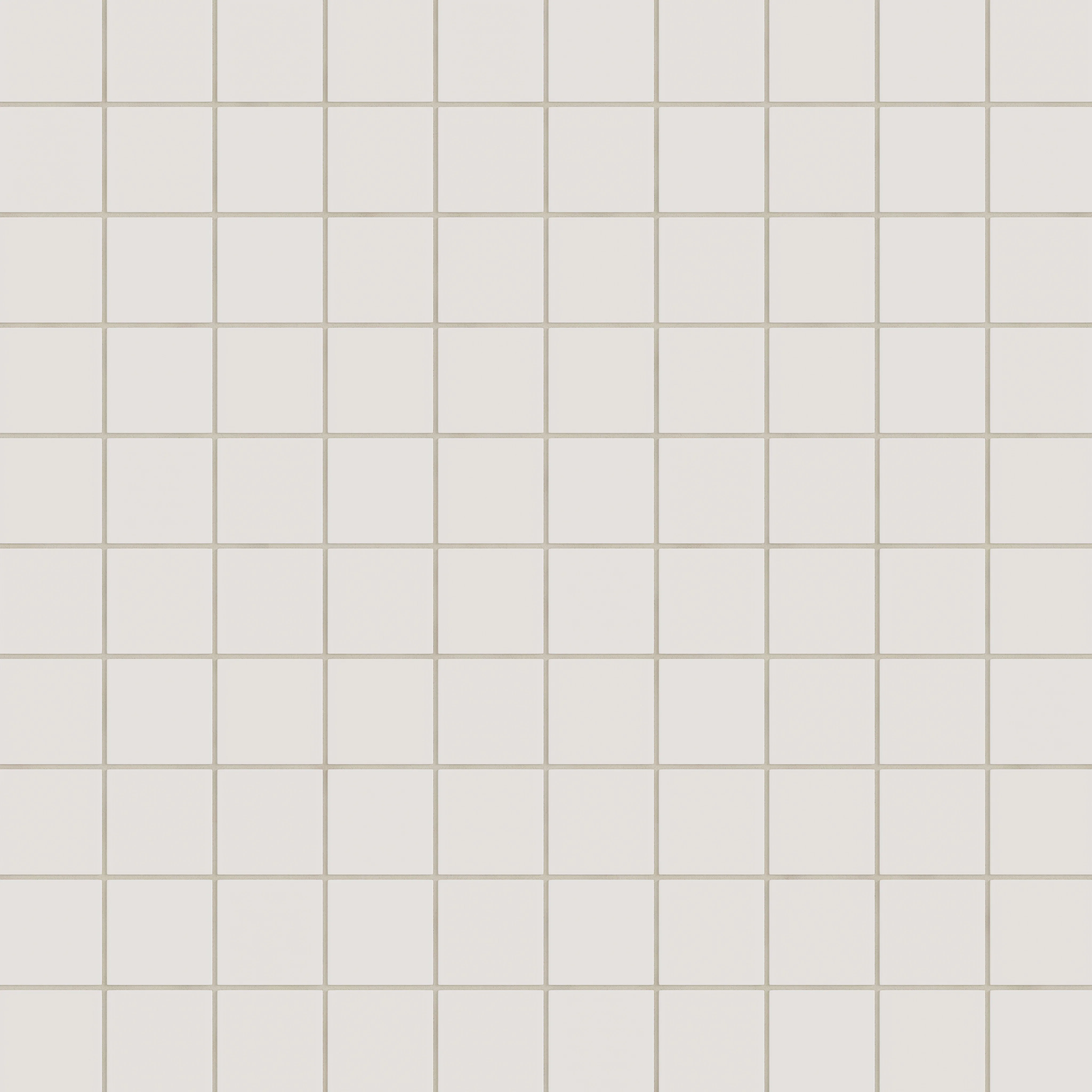 3x3 Straight Set Sheeted Natural Press Ceramic Mosaic Tile in Pearl Matte - Rockland Interiors Inc.