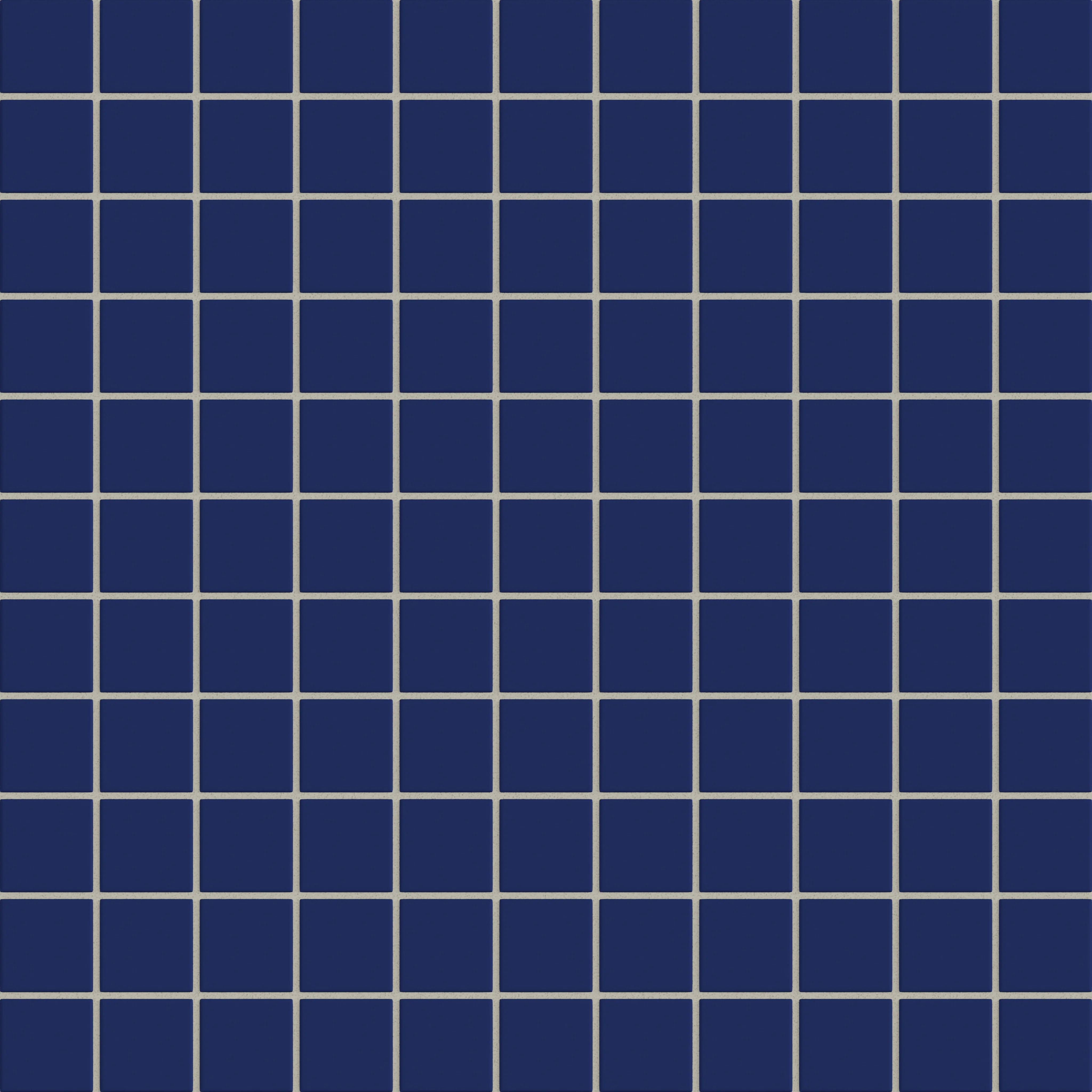 2x2 Straight Set Sheeted Natural Press Ceramic Mosaic Tile in Ultramarine Matte - Rockland Interiors Inc.