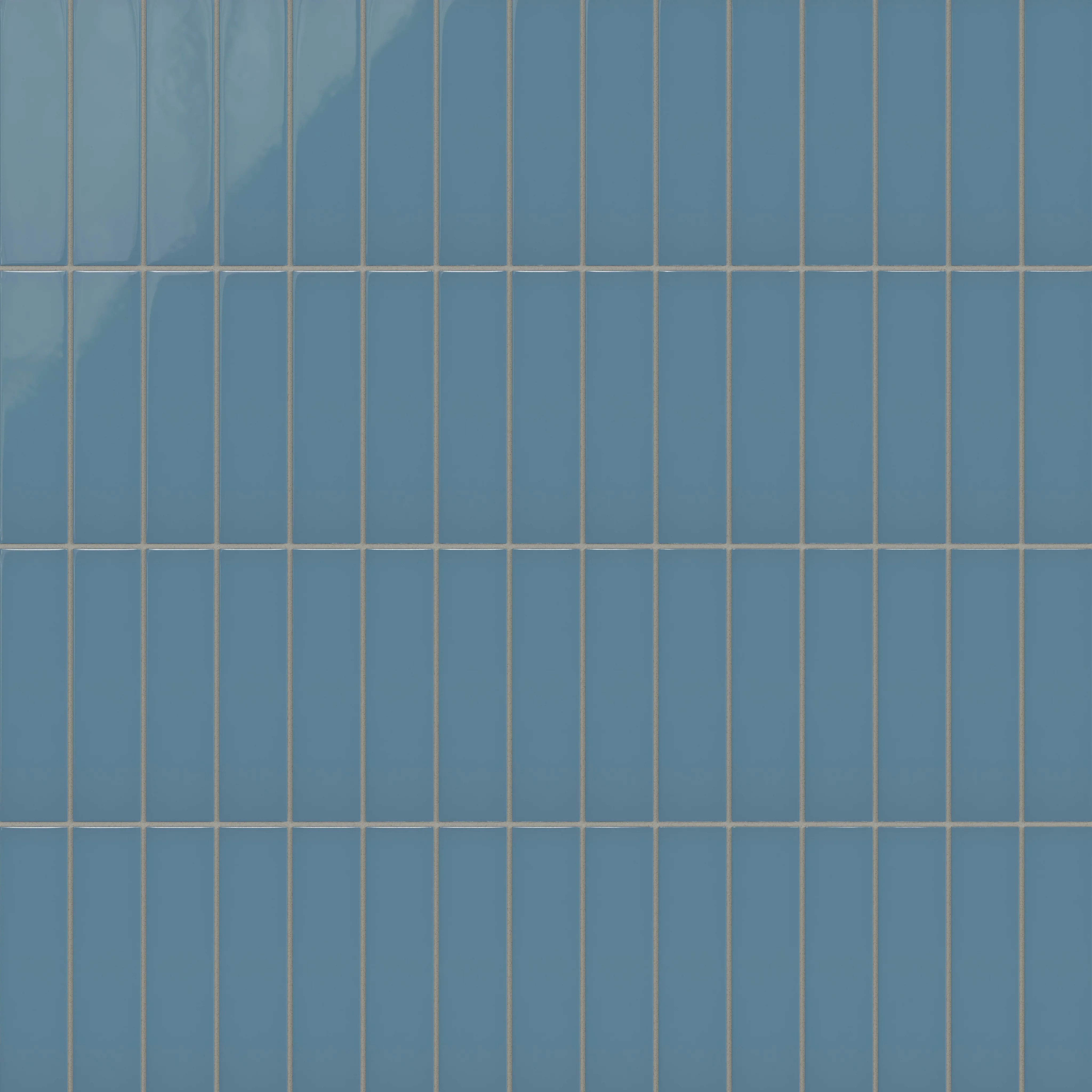 2x8 Natural Press Ceramic Tile in Azurite Gloss - Rockland Interiors Inc.