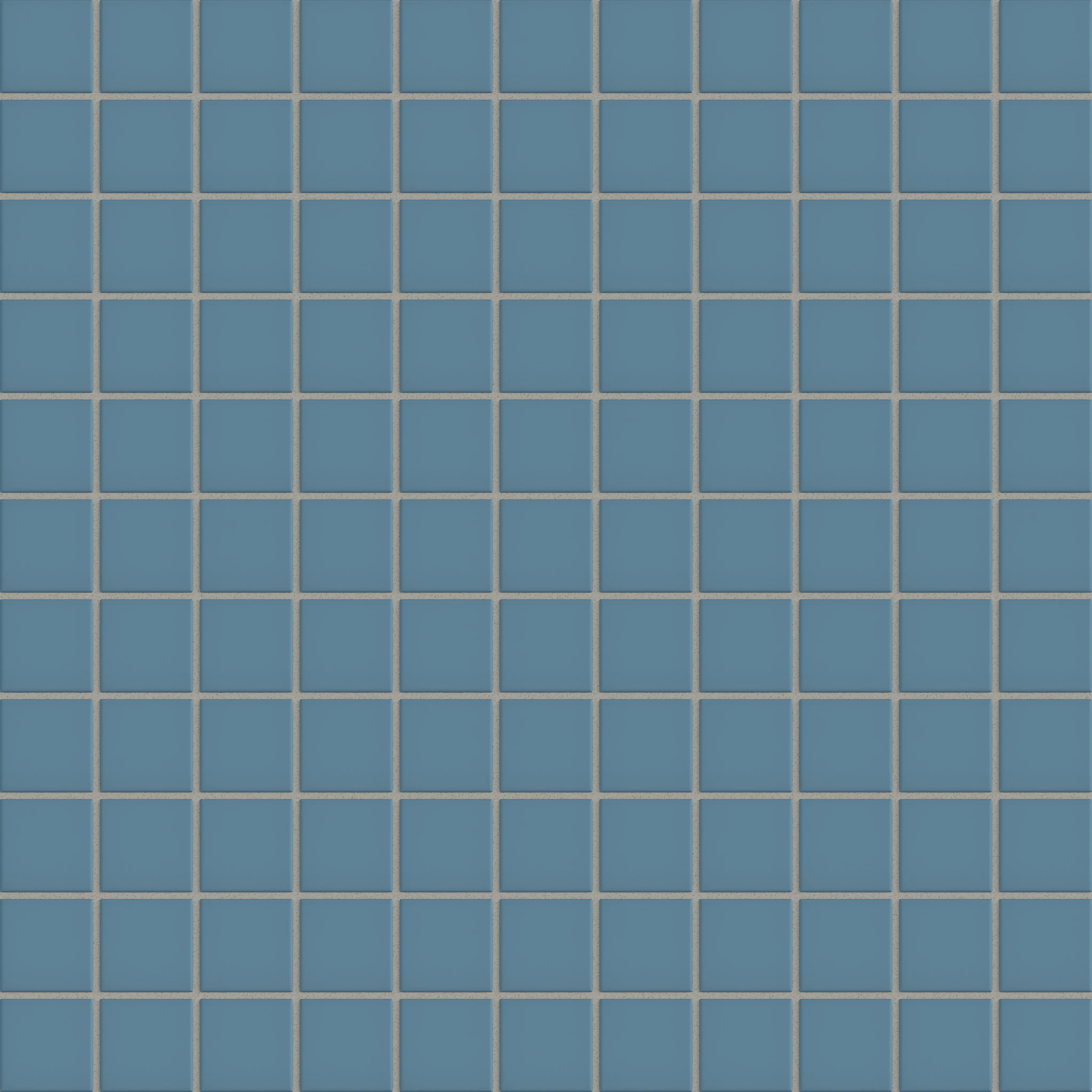 2x2 Straight Set Sheeted Natural Press Ceramic Mosaic Tile in Azurite Matte - Rockland Interiors Inc.