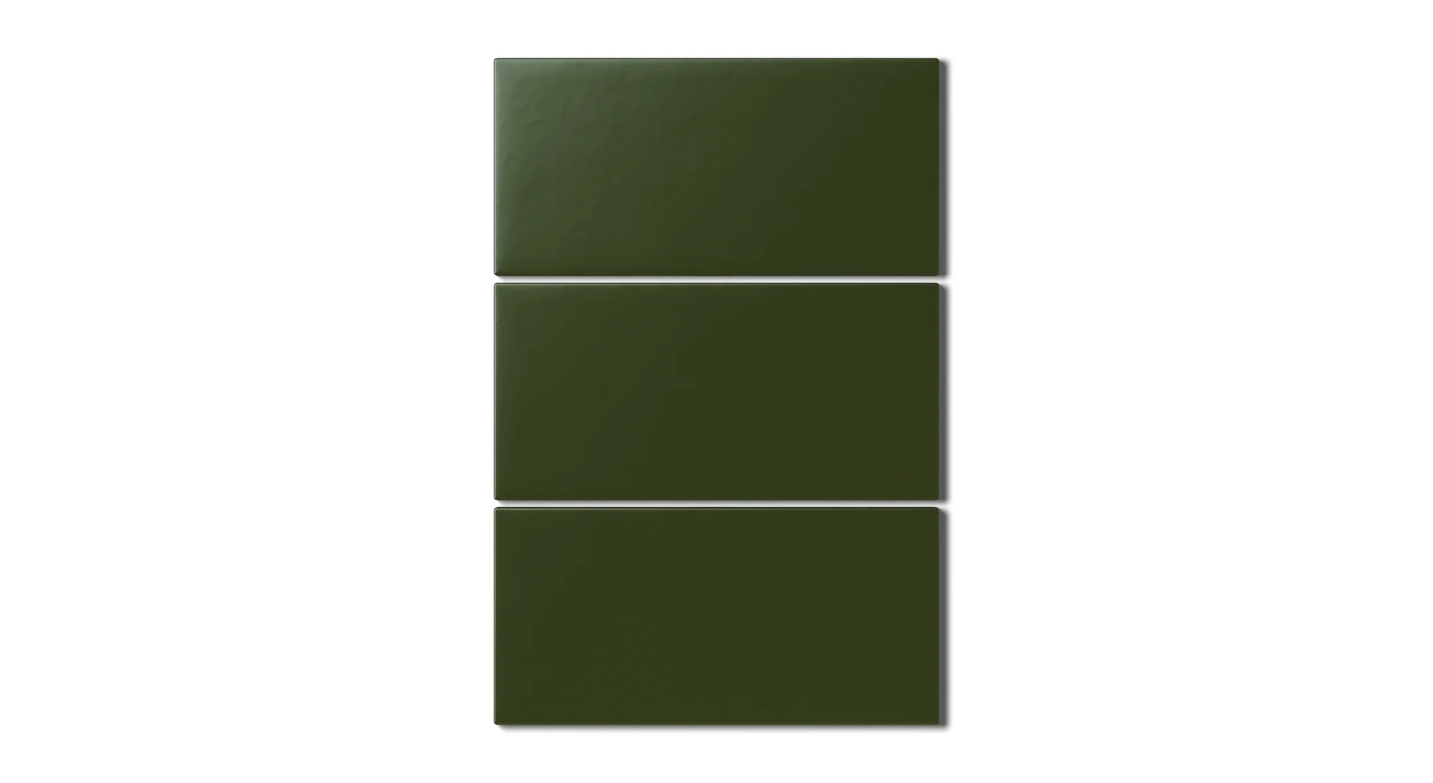 4x8 Natural Press Ceramic Tile in Green Apatite Matte - Rockland Interiors Inc.