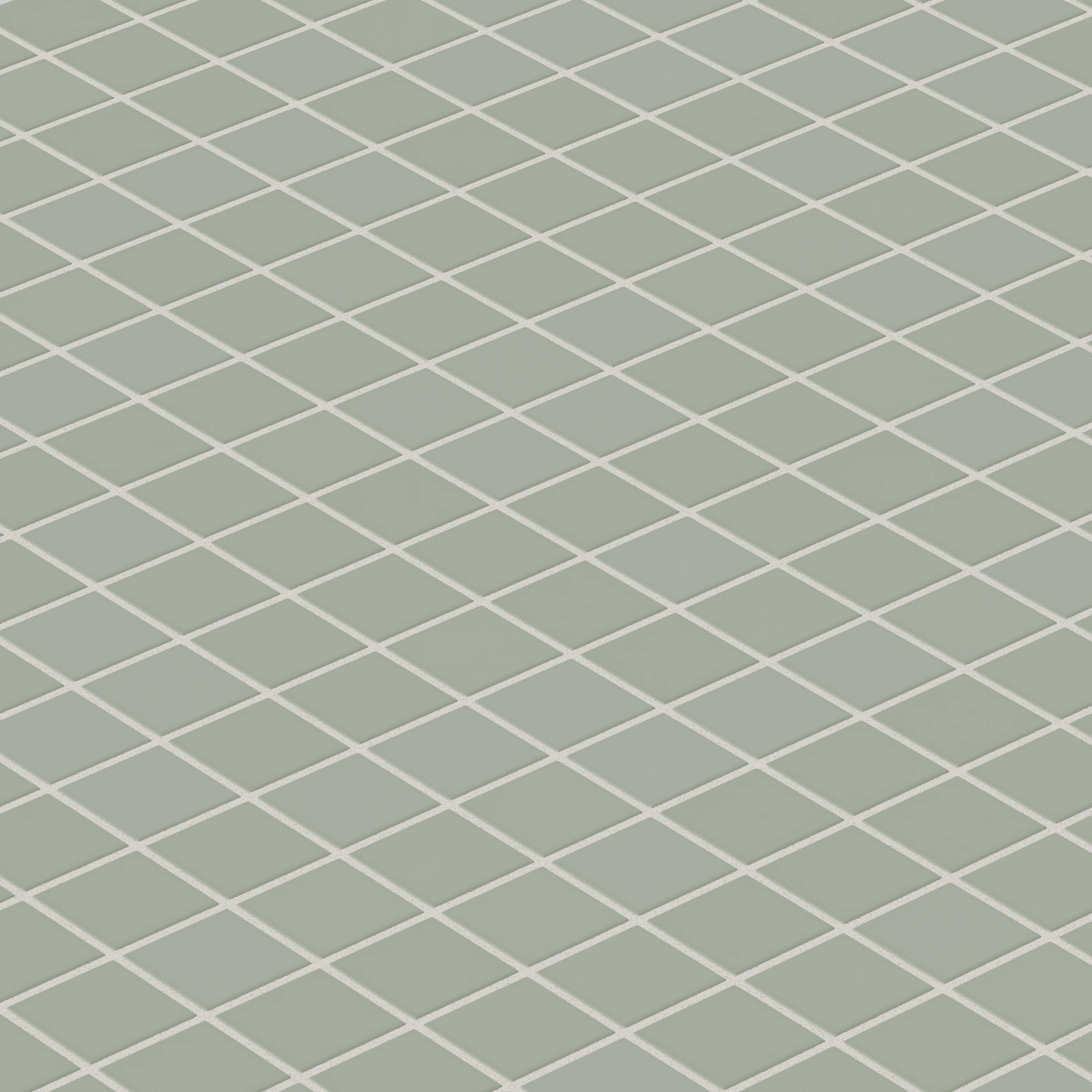 2x2 Straight Set Sheeted Natural Press Ceramic Mosaic Tile in Terre Verte Matte - Rockland Interiors Inc.