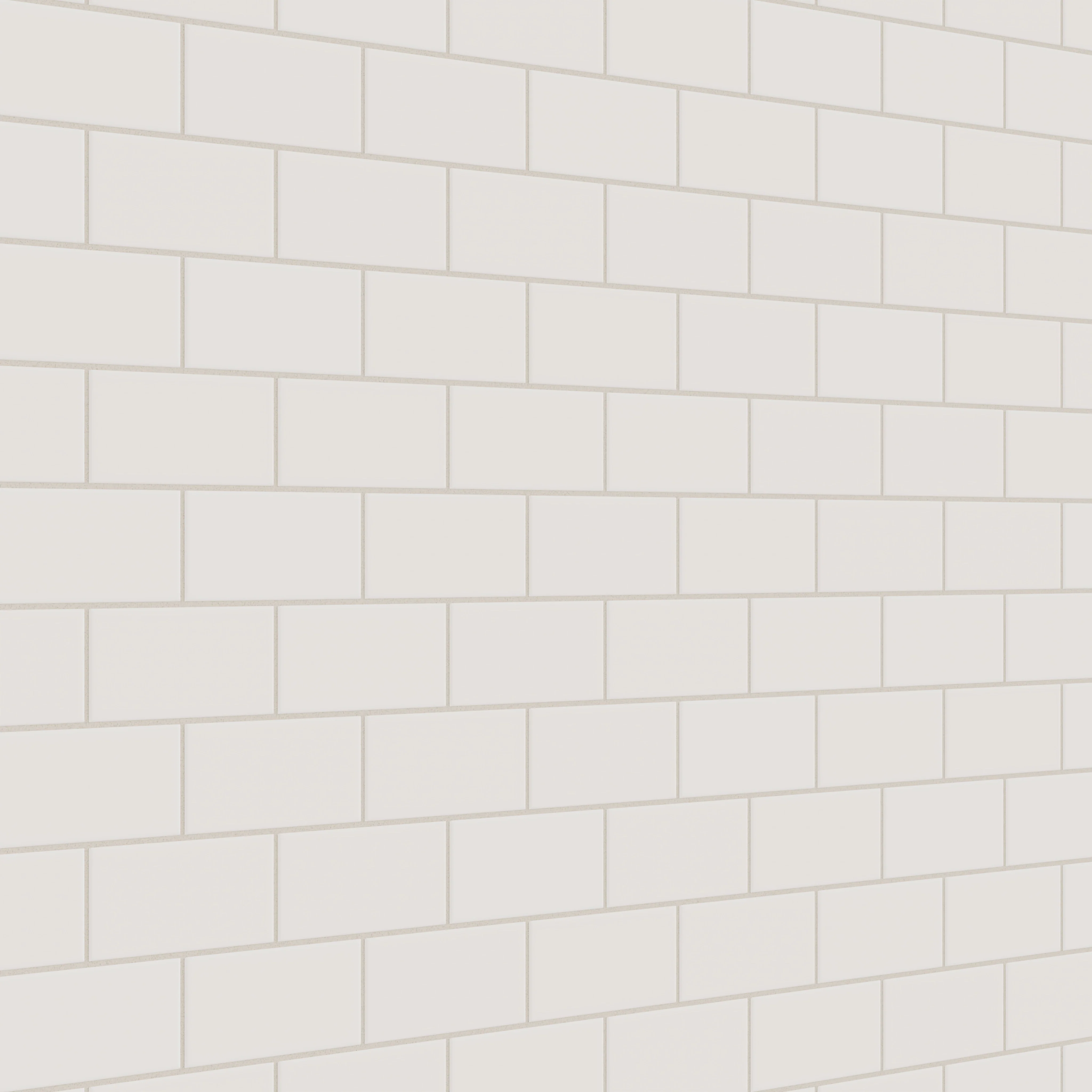 3x6 Natural Press Ceramic Tile in Pearl Matte - Rockland Interiors Inc.