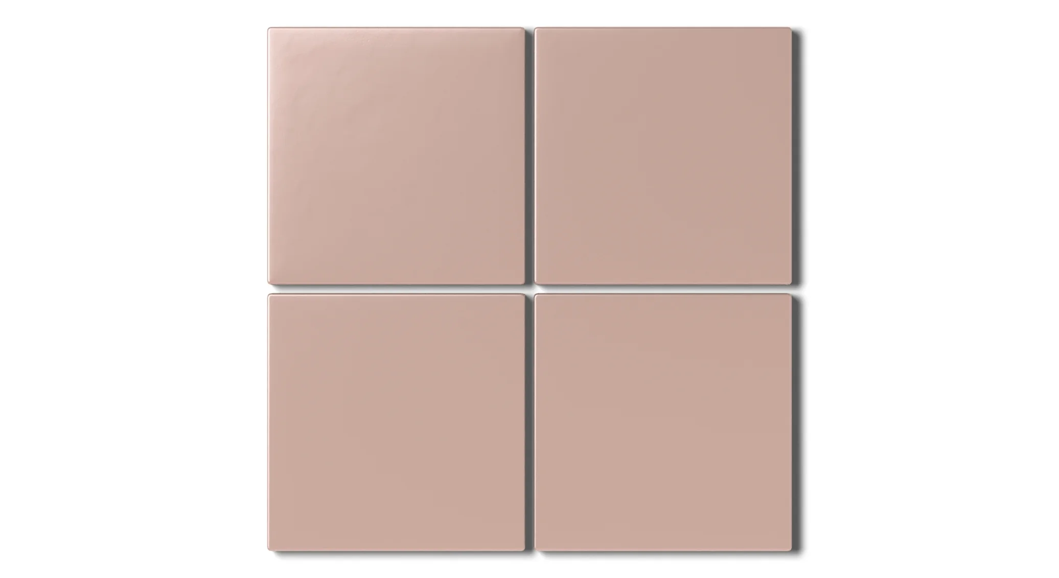 4x4 Natural Press Ceramic Tile in Red Jasper Matte - Rockland Interiors Inc.