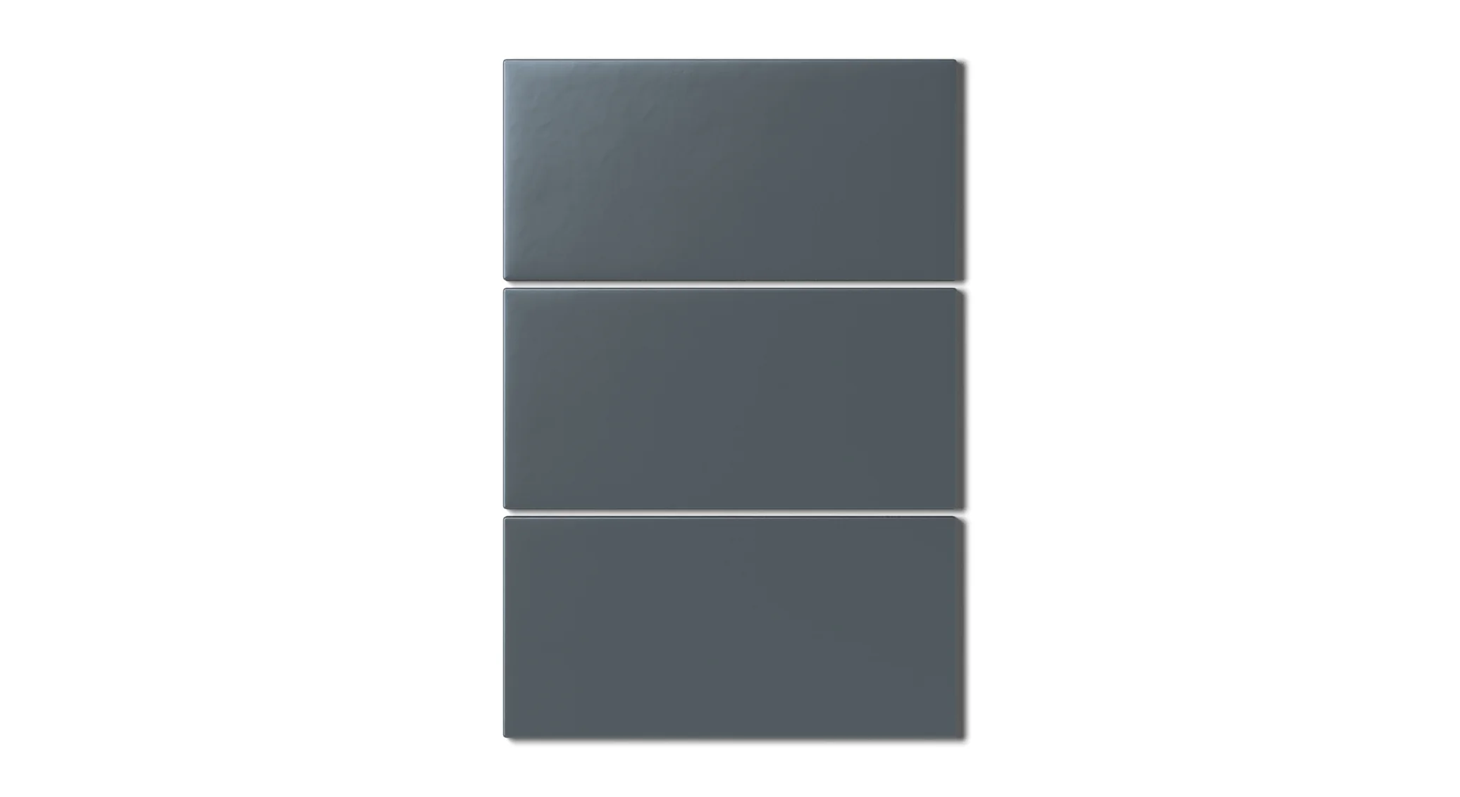 4x8 Natural Press Ceramic Tile in Indigo Matte - Rockland Interiors Inc.