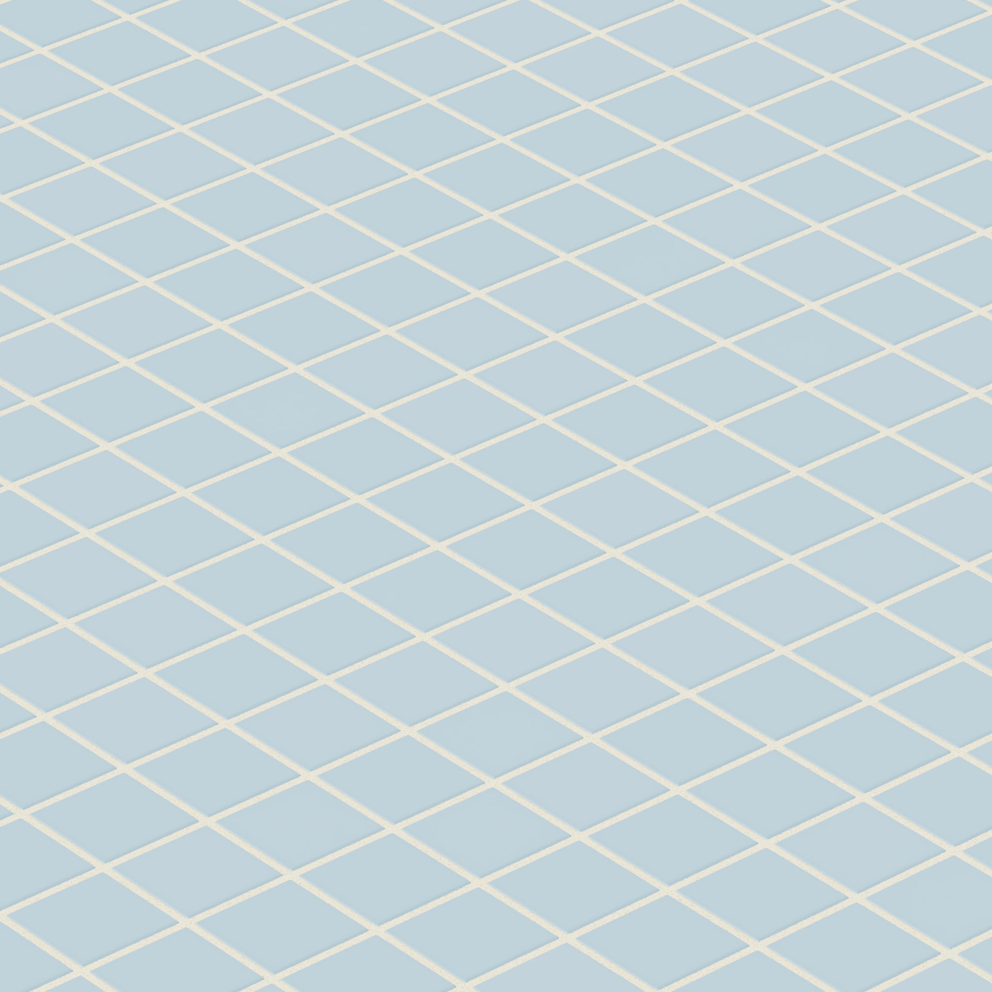2x2 Straight Set Sheeted Natural Press Ceramic Mosaic Tile in Egyptian Blue Matte - Rockland Interiors Inc.