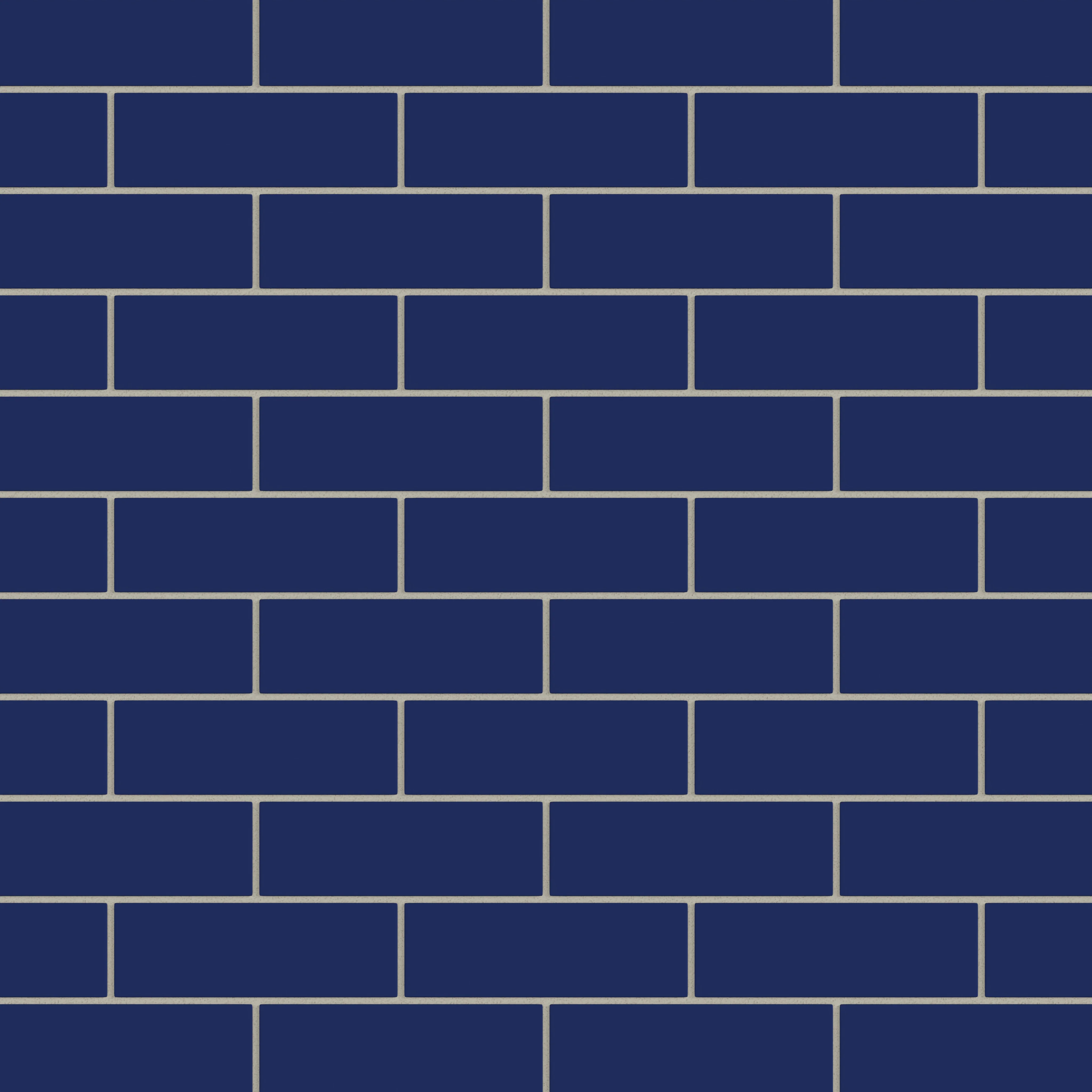 2x6 Natural Press Ceramic Tile in Ultramarine Matte - Rockland Interiors Inc.