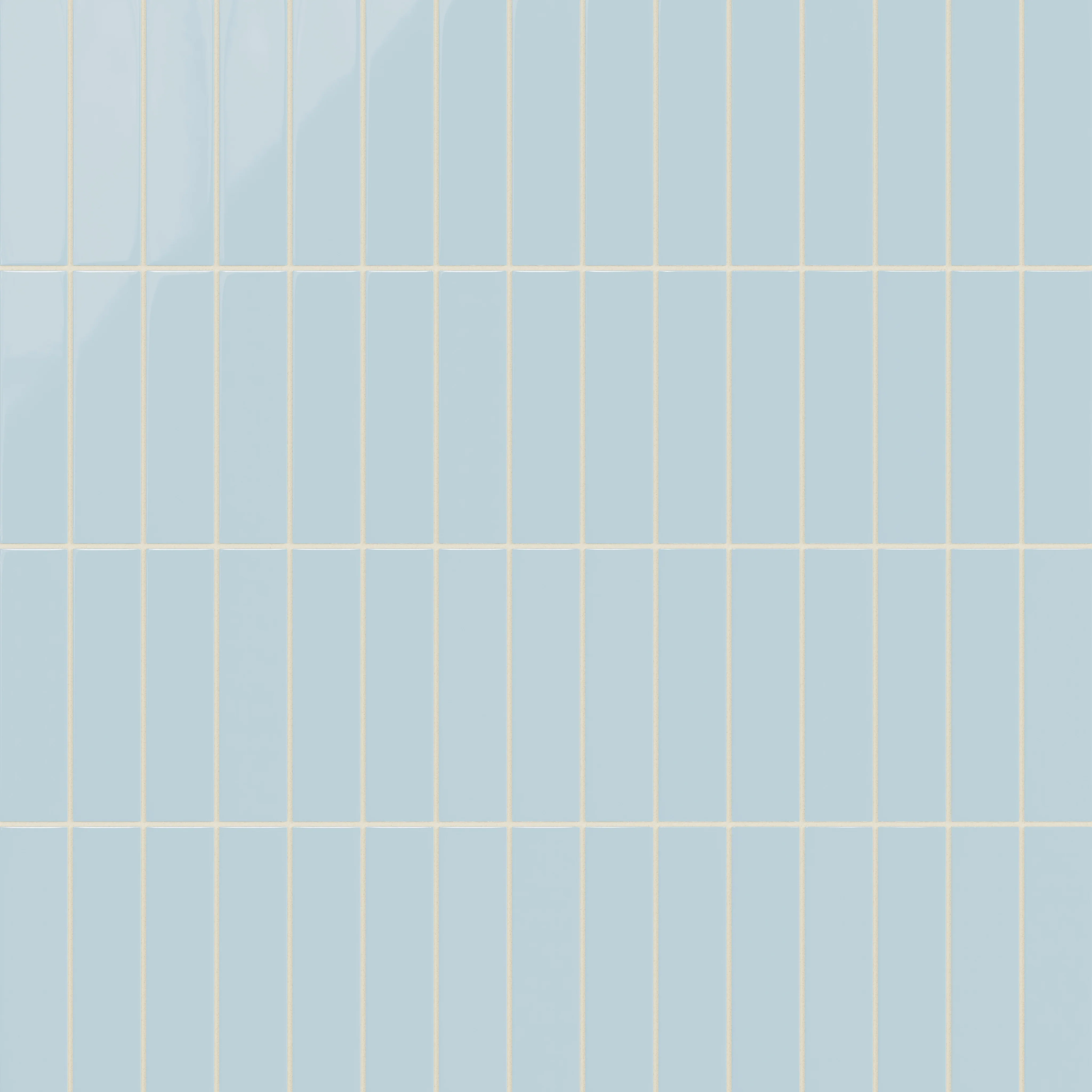2x8 Natural Press Ceramic Tile in Egyptian Blue Gloss - Rockland Interiors Inc.
