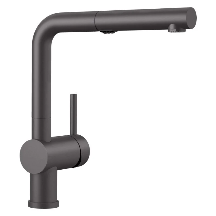 Kitchen Faucet Linus 1 Lever CALGreen Cinder Pull-Out 2 Function 160 DEG Swivel 1 Hole 1.5 Gallons per Minute - Rockland Interiors Inc.