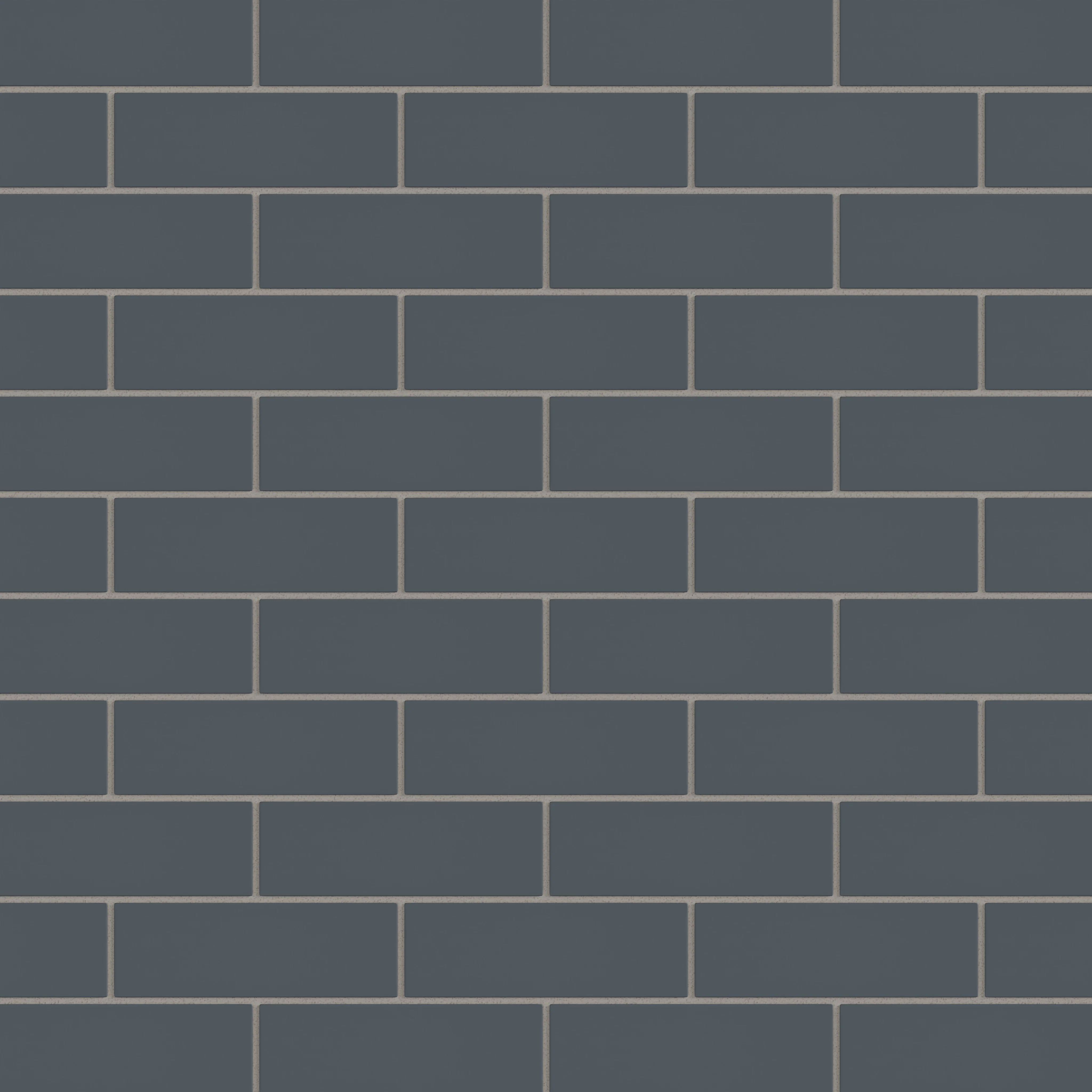 2x6 Natural Press Ceramic Tile in Indigo Matte - Rockland Interiors Inc.