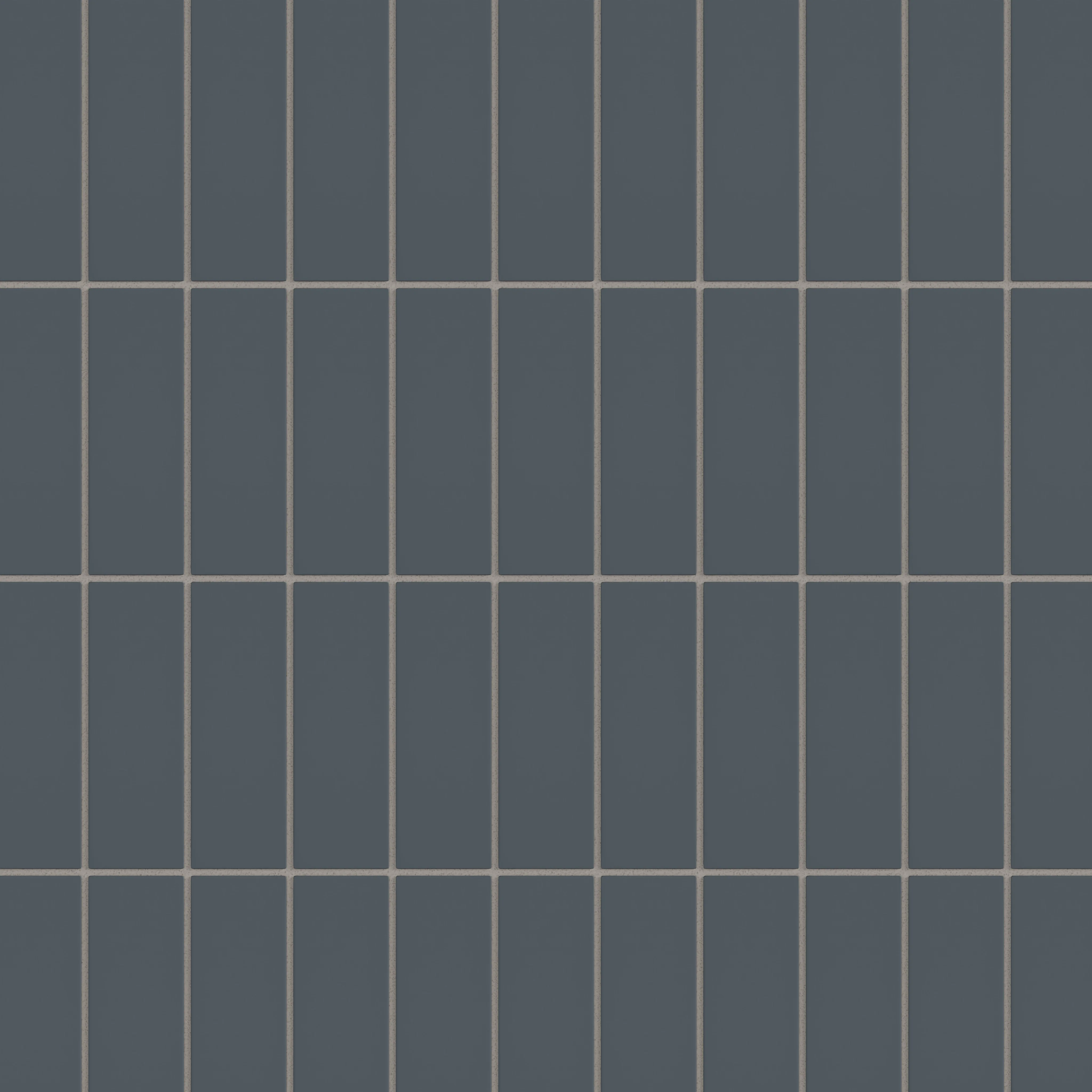 2x6 Natural Press Ceramic Tile in Indigo Matte - Rockland Interiors Inc.