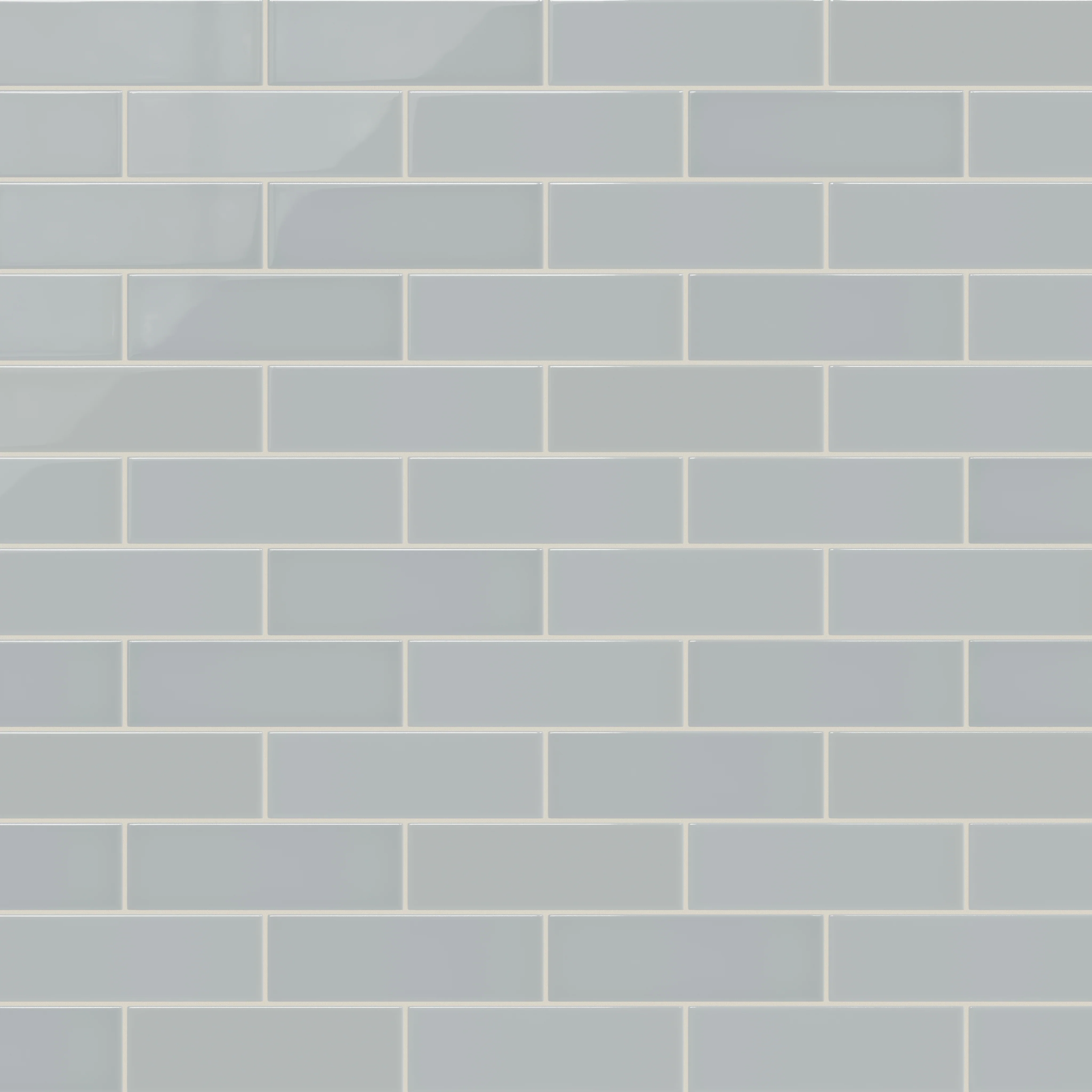 3x9 Natural Press Ceramic Tile in Alberta Blue Gloss - Rockland Interiors Inc.