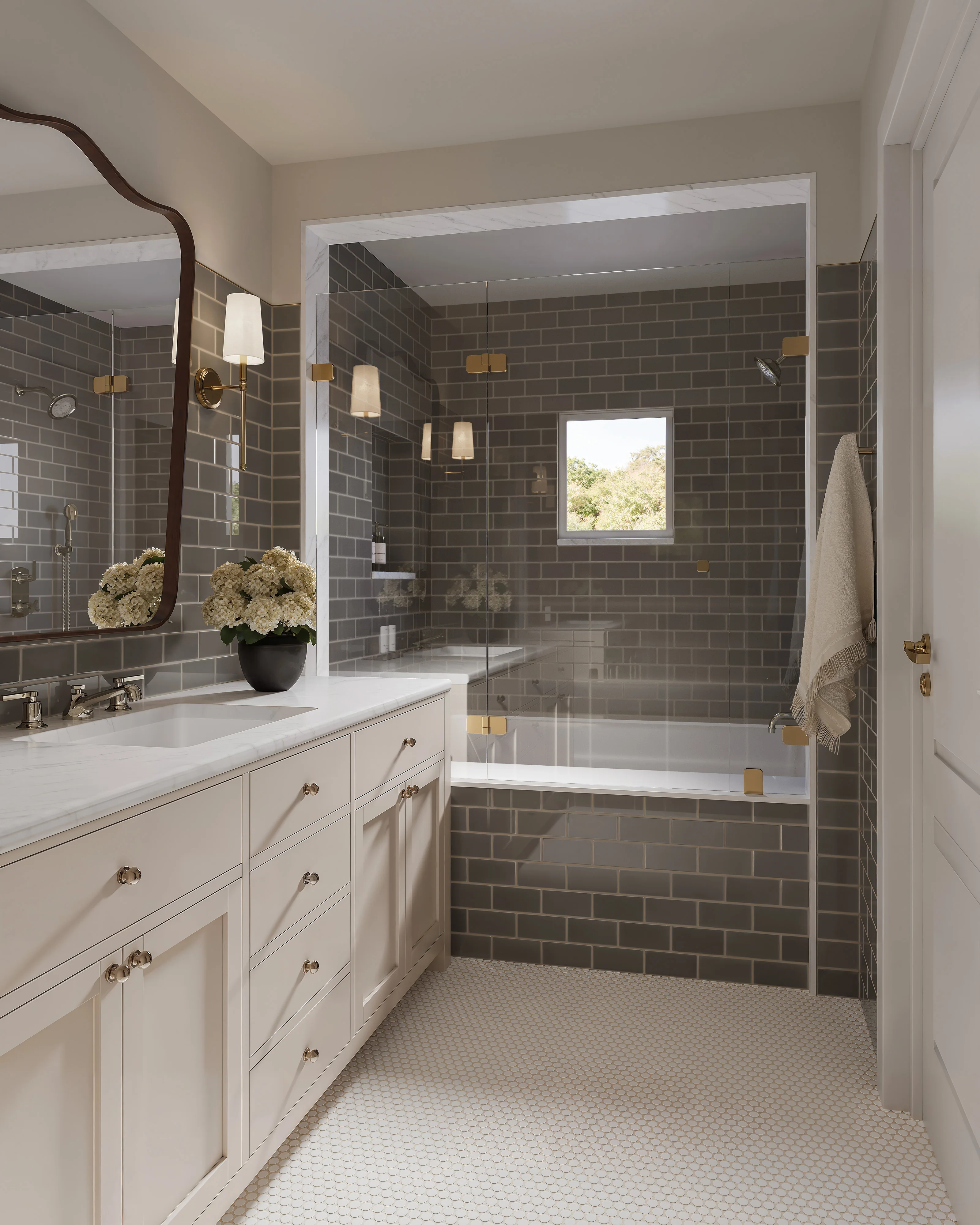 3x6 Natural Press Ceramic Tile in Timberline Gloss - Rockland Interiors Inc.